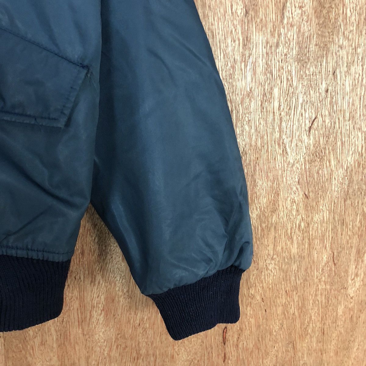 DLL 1990s Vintage OHC MA‑1 Bomber flight Jacket #1385