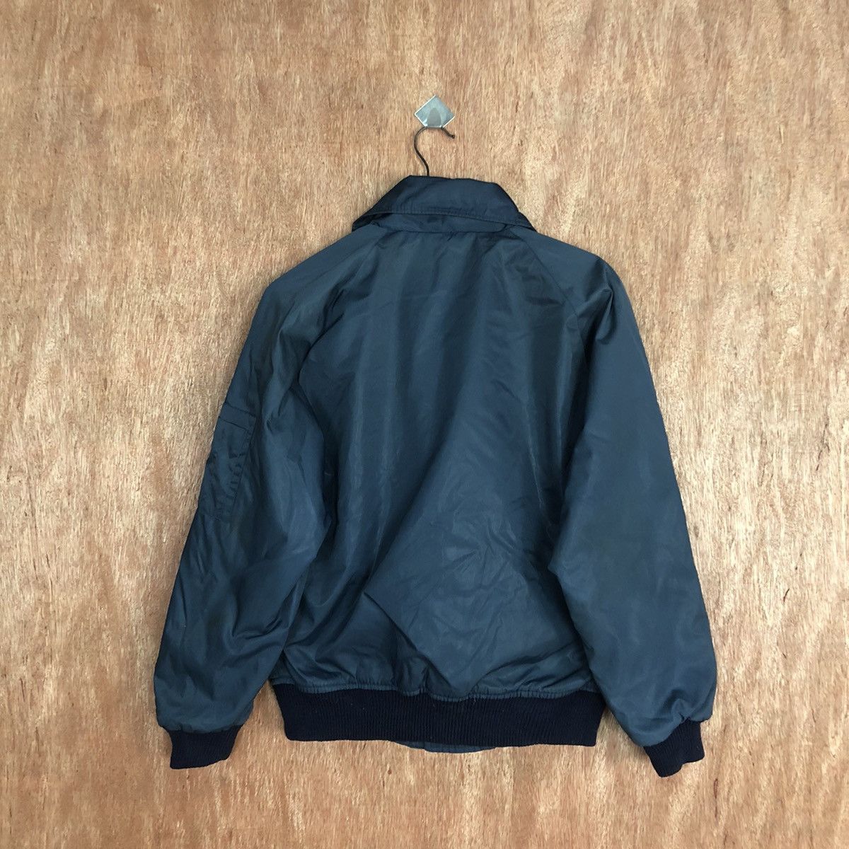 DLL 1990s Vintage OHC MA‑1 Bomber flight Jacket #1385