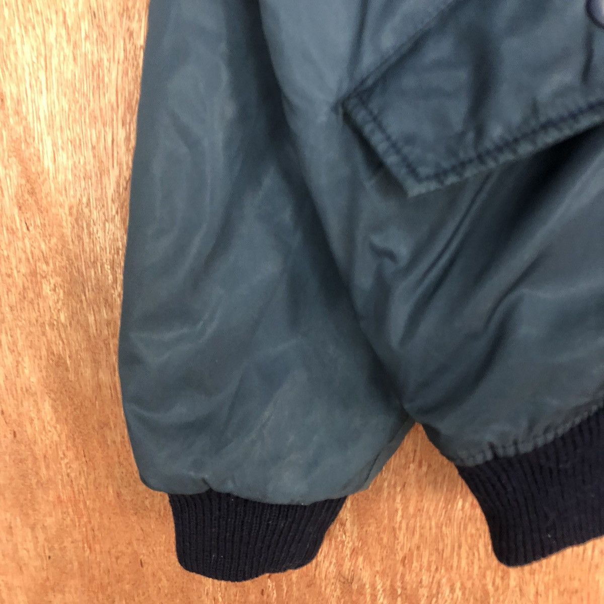 DLL 1990s Vintage OHC MA‑1 Bomber flight Jacket #1385