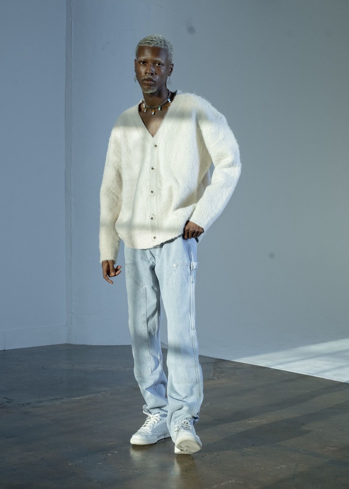 Other Shag Cardigan Cream Size US S / EU 44-46 / 1 - 2 Thumbnail