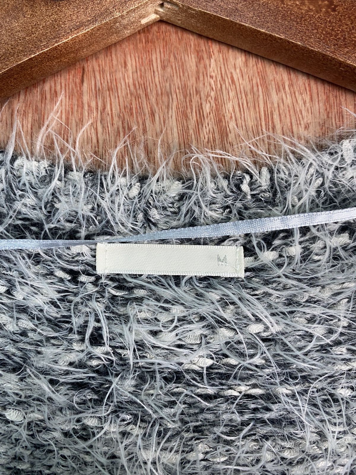 Homespun Knitwear DLS Gu cardigan Soft Fur Shag Shaggy Mohair Knitwear #BB581 Size US M / EU 48-50 / 2 - 6 Thumbnail