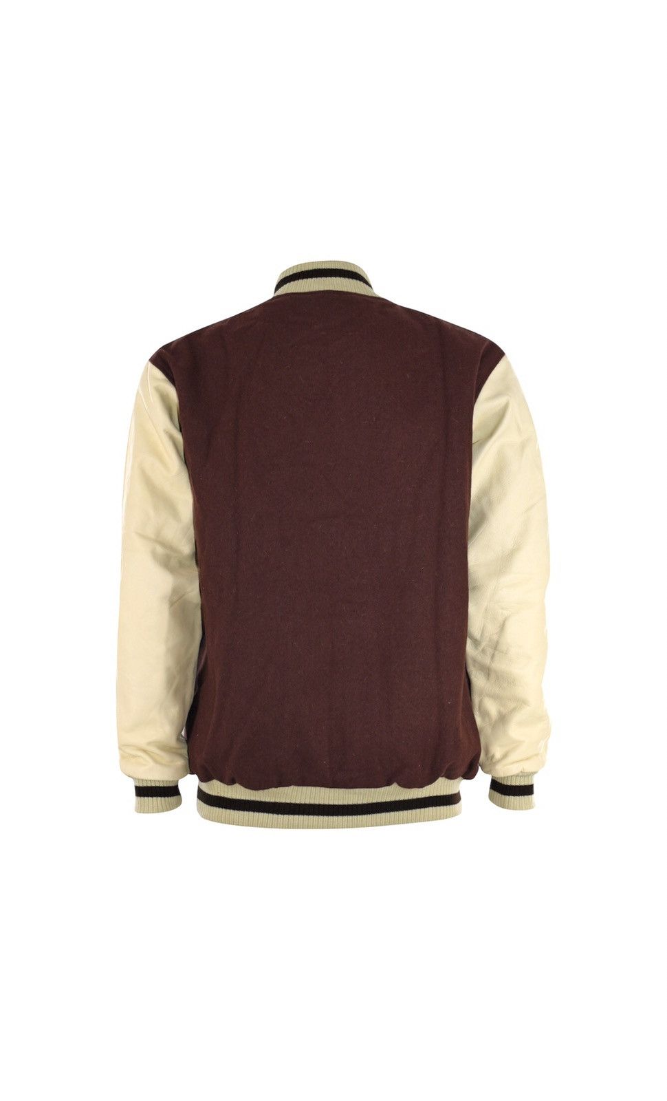 Vintage Varsity Jacket Chocolate Brown Size US XL / EU 56 / 4 - 3 Thumbnail