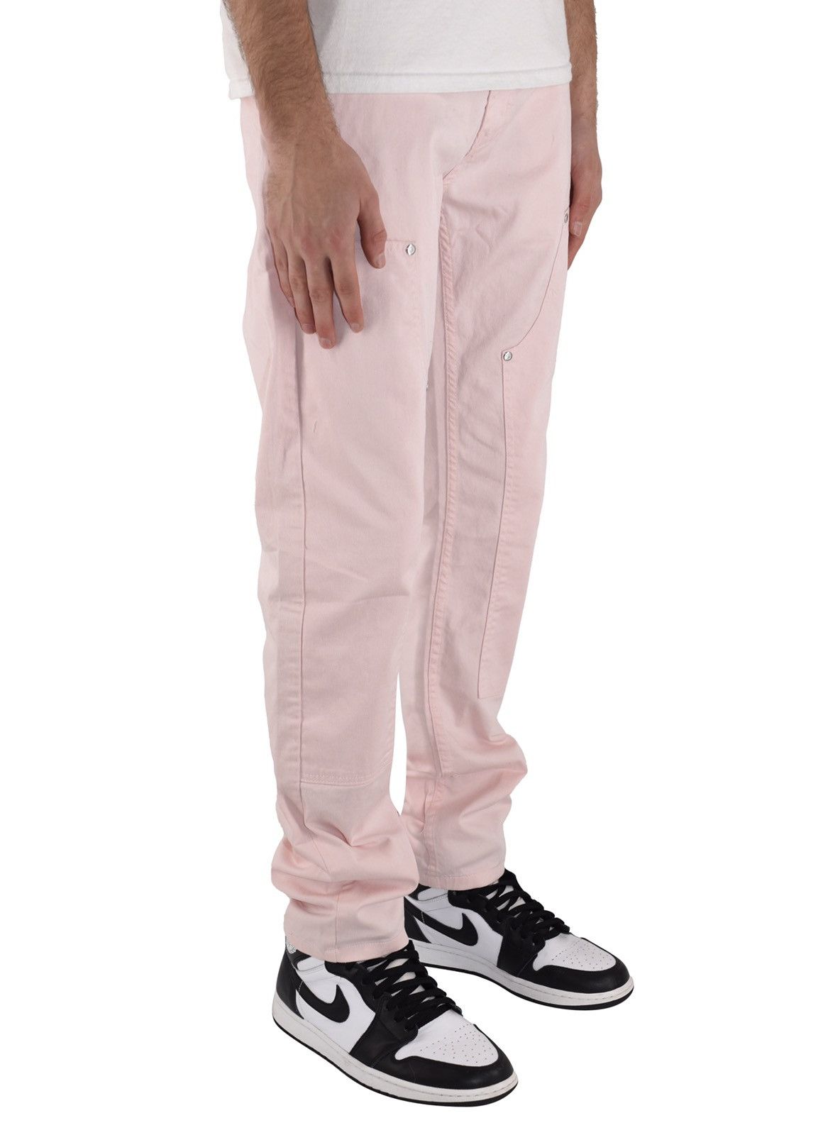 Vintage Double Knee Pants Pink Size US 34 / EU 50 - 2 Thumbnail