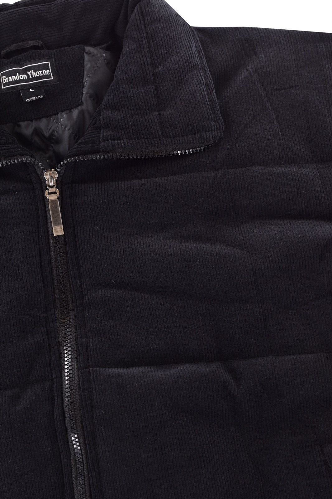 Vintage Corduroy Puffer Jacket Black Size US M / EU 48-50 / 2 - 5 Thumbnail