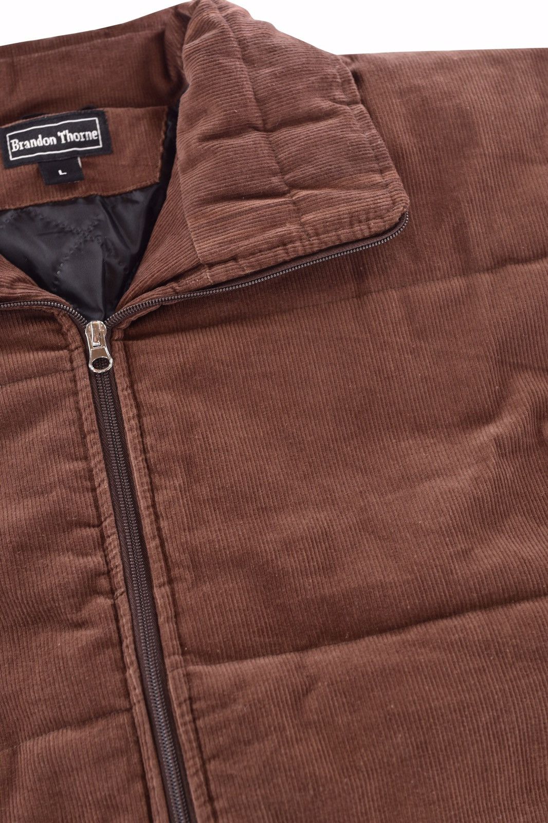Vintage Corduroy Puffer Jacket Mocha Size US M / EU 48-50 / 2 - 5 Thumbnail