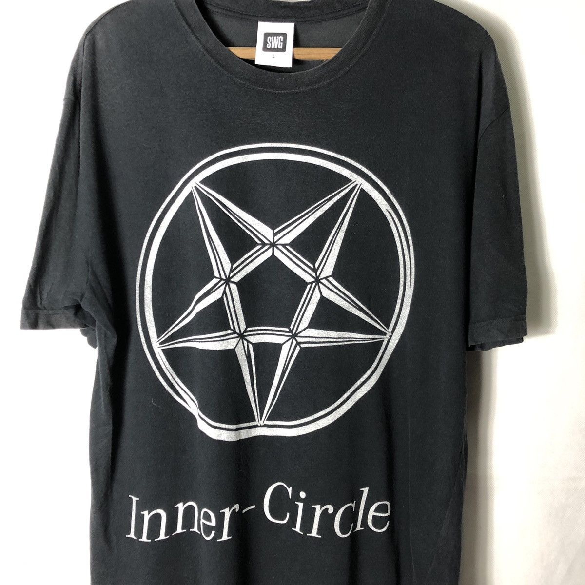 Band Tees × Japanese Brand × Swagger Inner Circle Pentagram By Swagger Tshirt Size US L / EU 52-54 / 3 - 3 Thumbnail