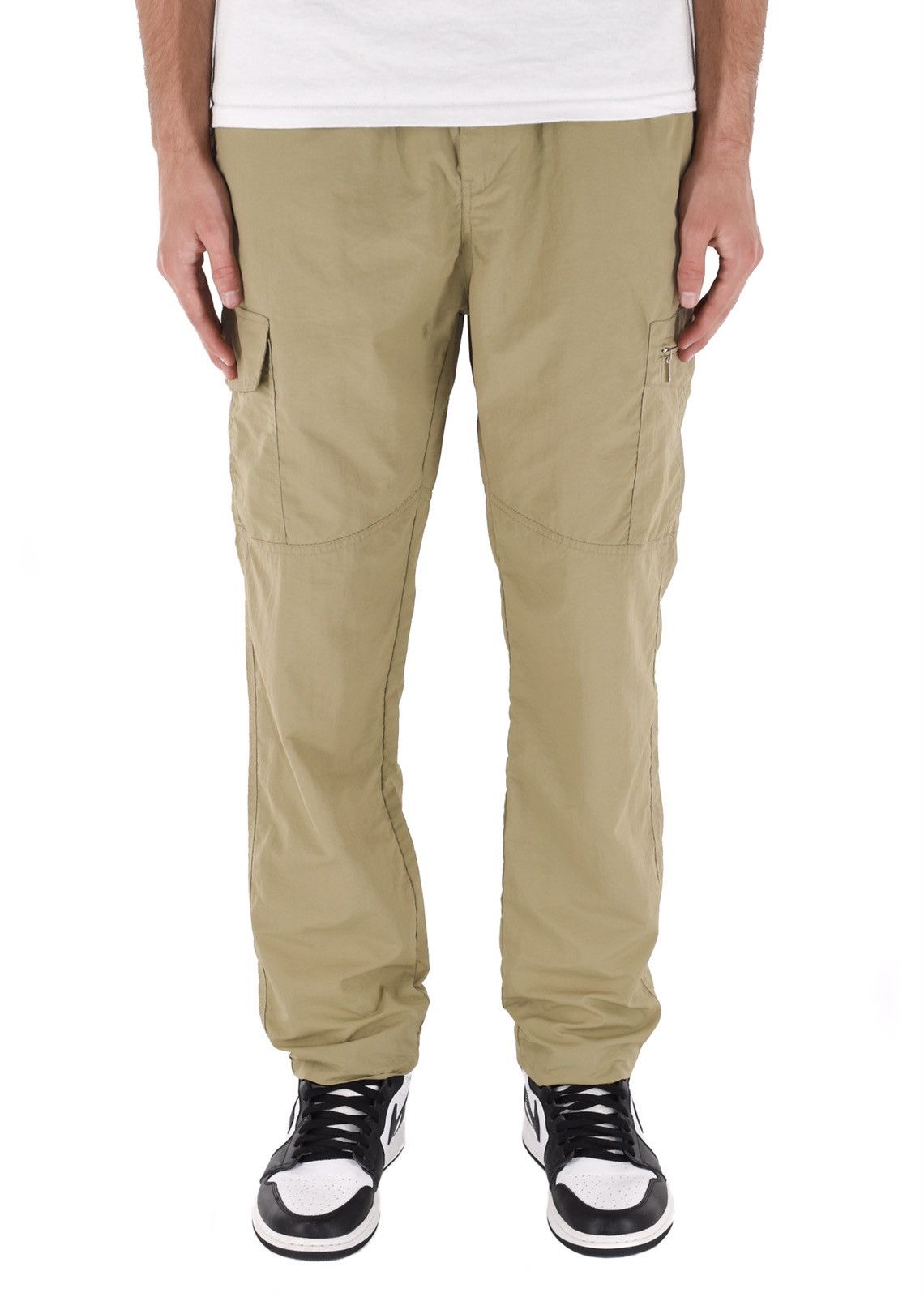 Japanese Brand Nylon Cargo Pants Tan Size US 38 / EU 54 - 1 Thumbnail
