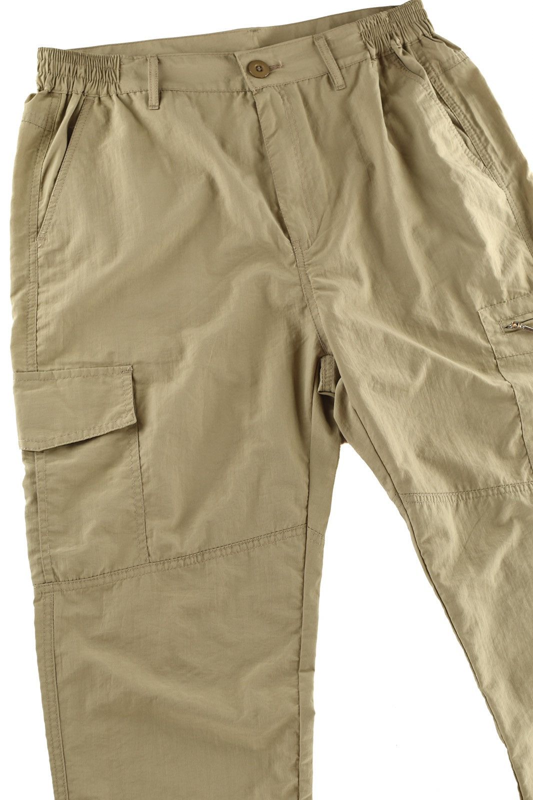 Japanese Brand Nylon Cargo Pants Tan Size US 38 / EU 54 - 6 Thumbnail