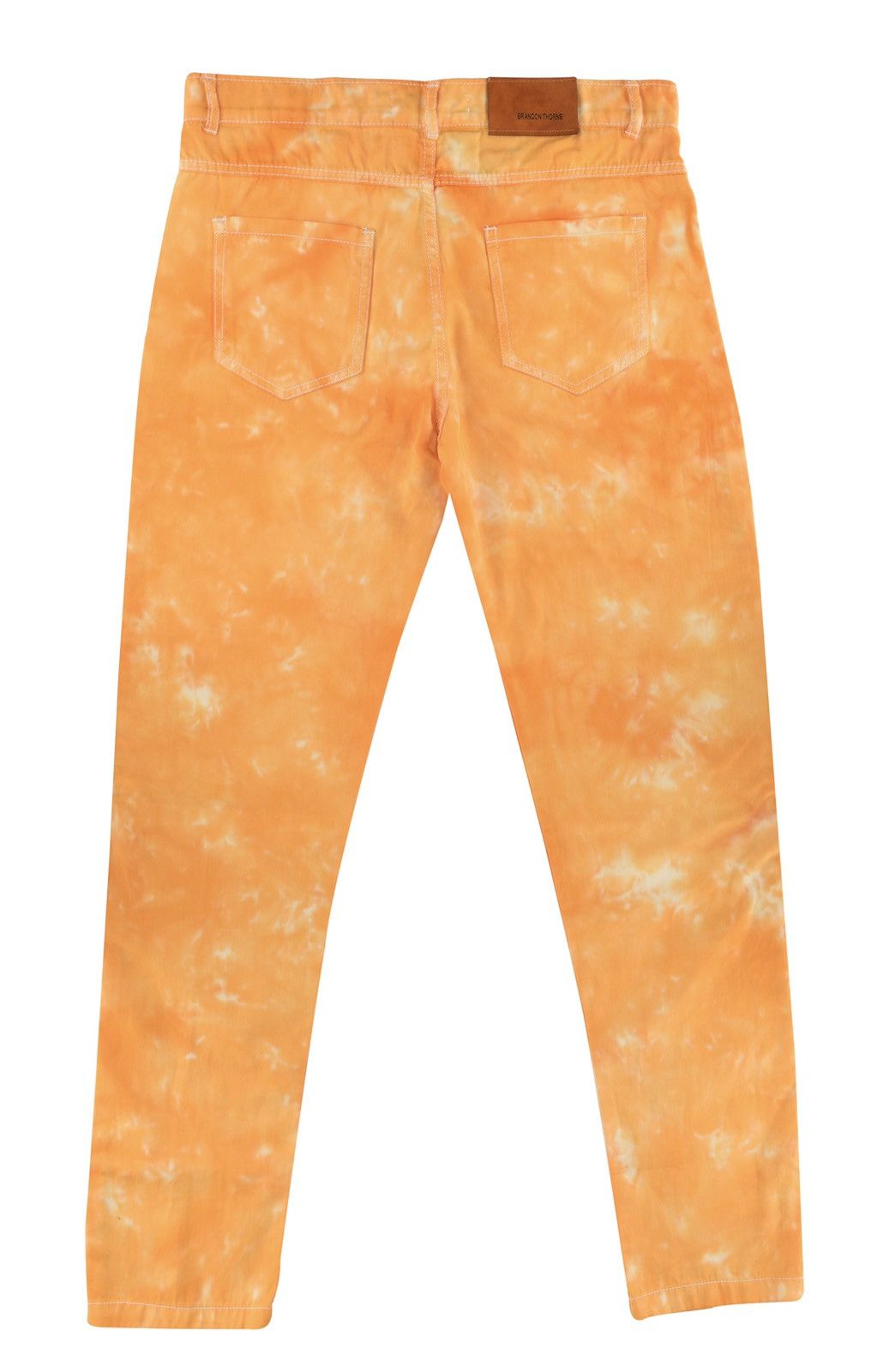 Vintage Dyed Denim Orange Size US 34 / EU 50 - 4 Thumbnail