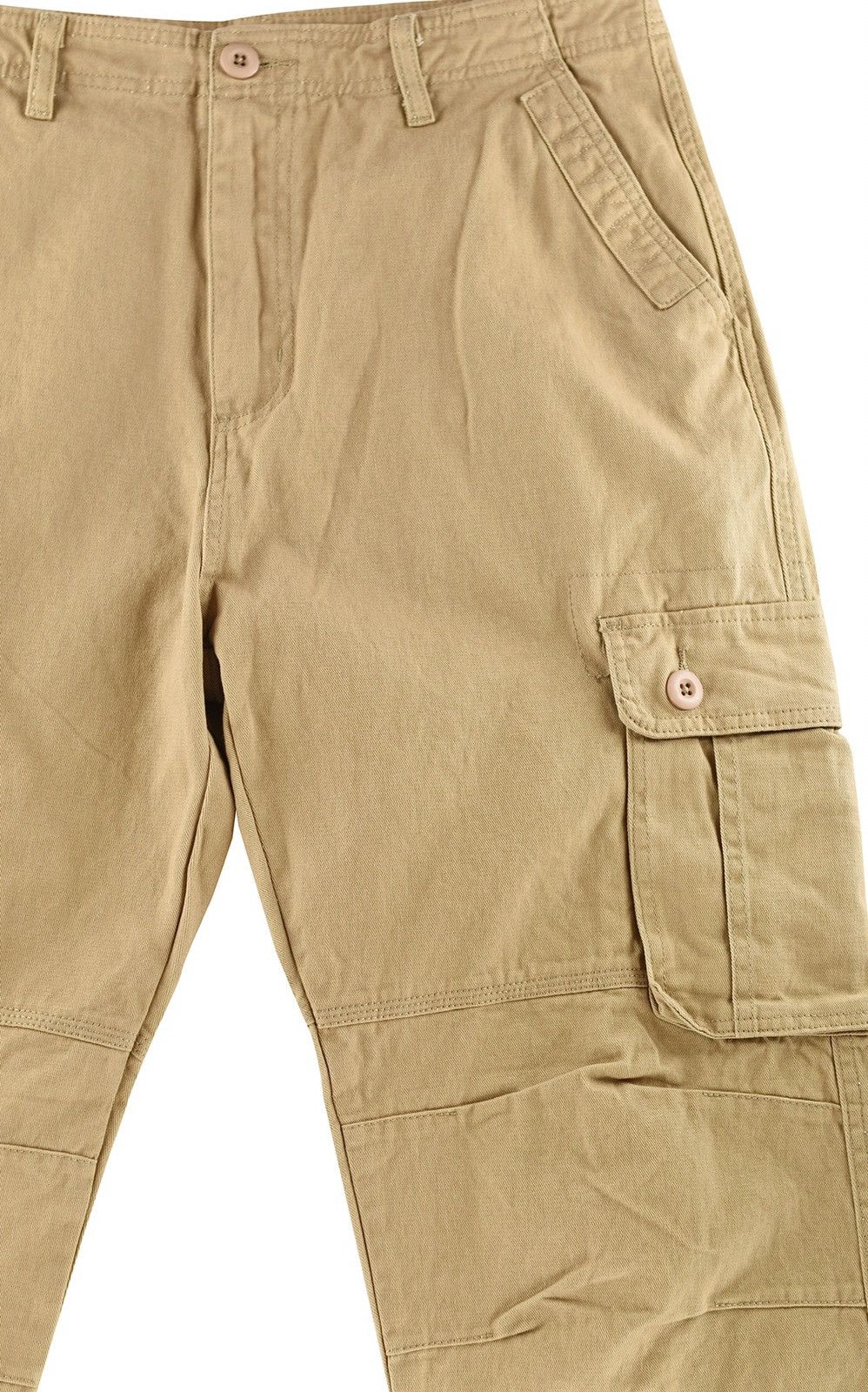 Japanese Brand 6 Pocket Cargo Pants Tan Size US 38 / EU 54 - 6 Thumbnail