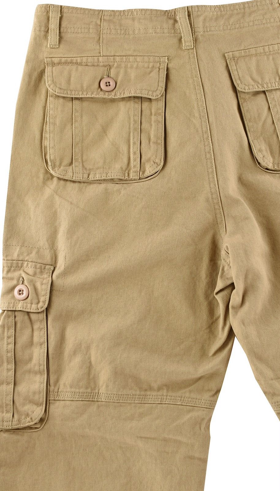 Japanese Brand 6 Pocket Cargo Pants Tan Size US 38 / EU 54 - 7 Thumbnail