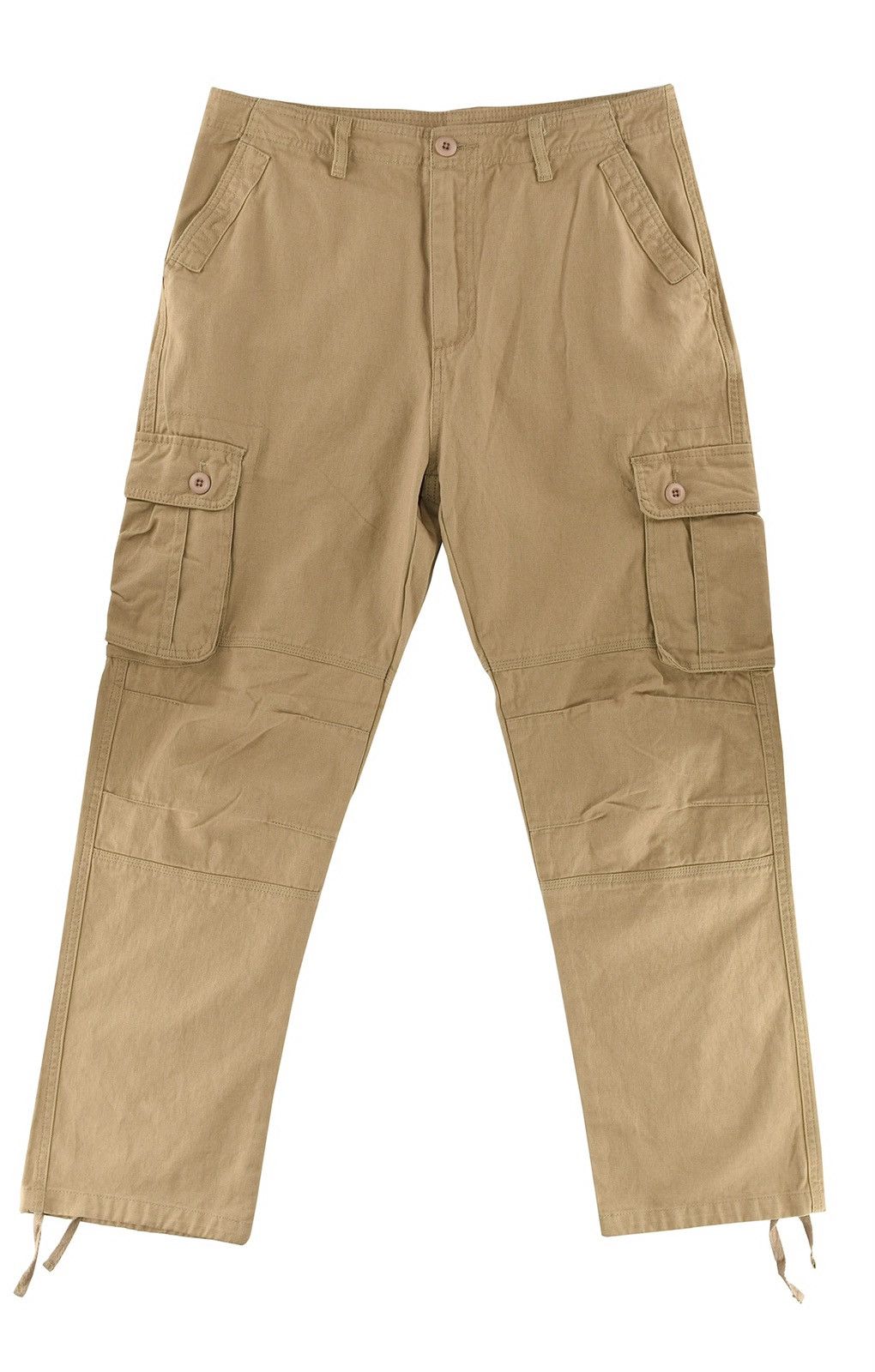 Japanese Brand 6 Pocket Cargo Pants Tan Size US 38 / EU 54 - 5 Thumbnail
