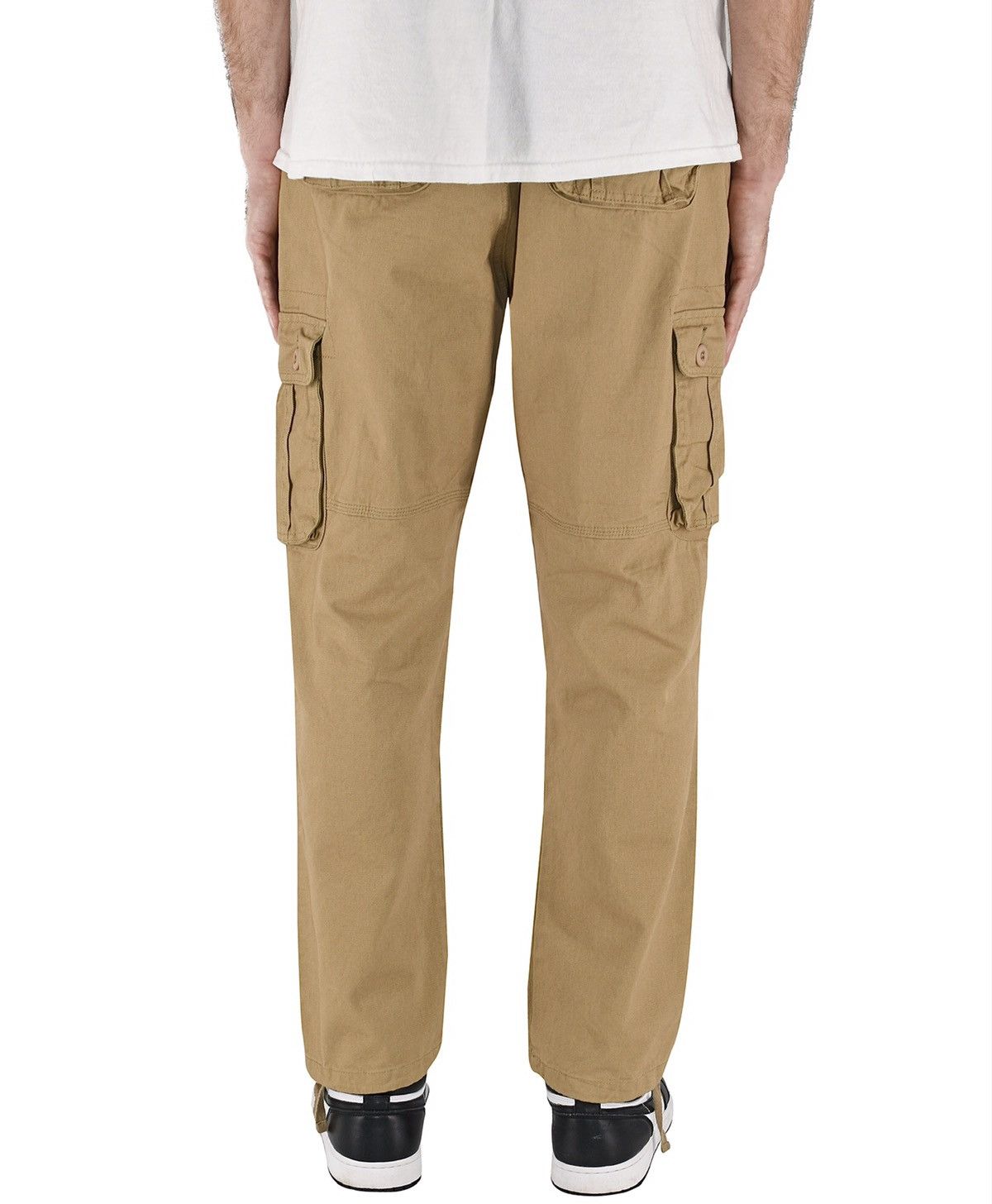 Japanese Brand 6 Pocket Cargo Pants Tan Size US 38 / EU 54 - 4 Thumbnail
