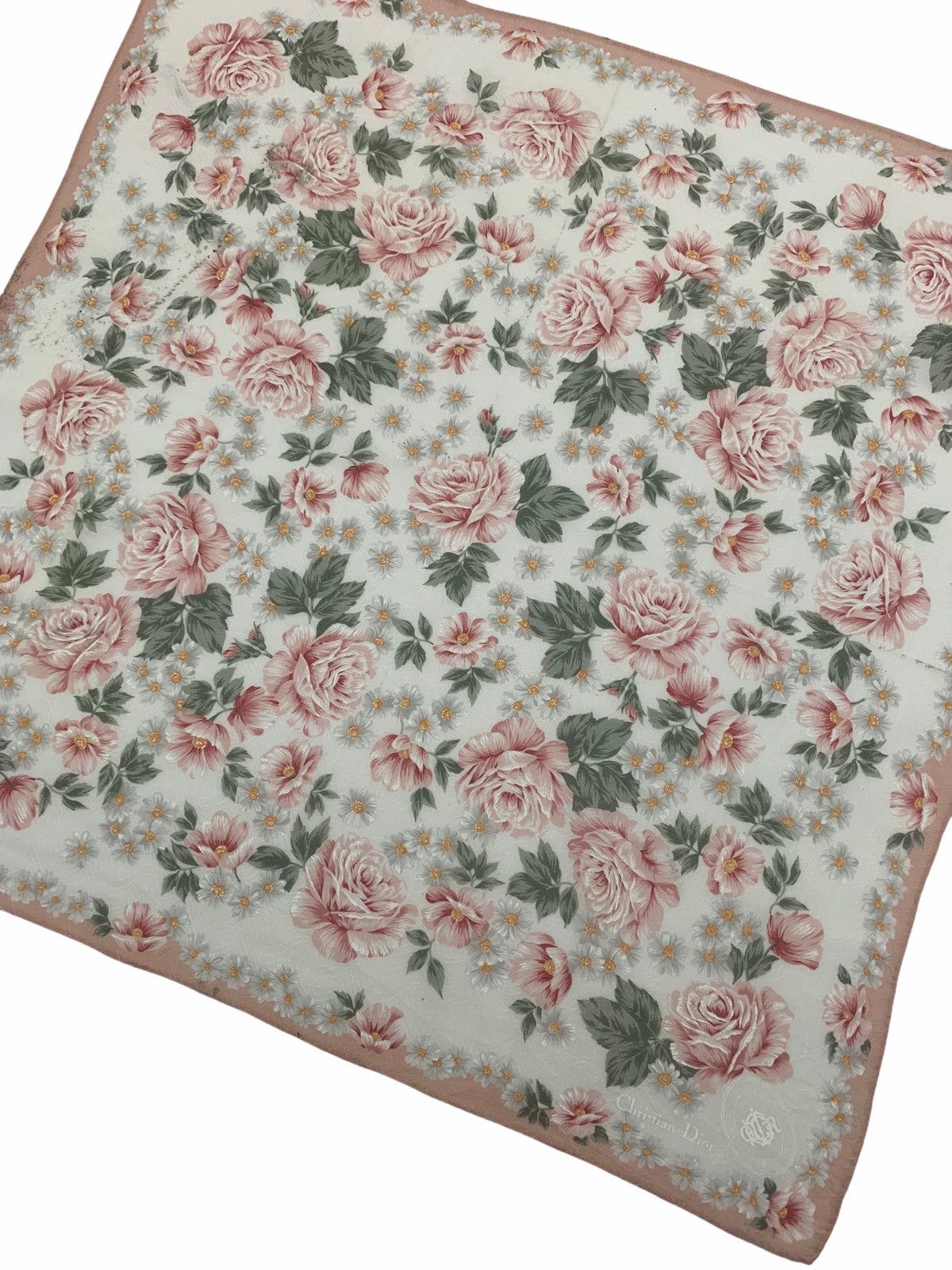 Christian Dior Monsieur Christian Dior Handkerchief Bandana Neckerchief turban Size ONE SIZE - 4 Thumbnail