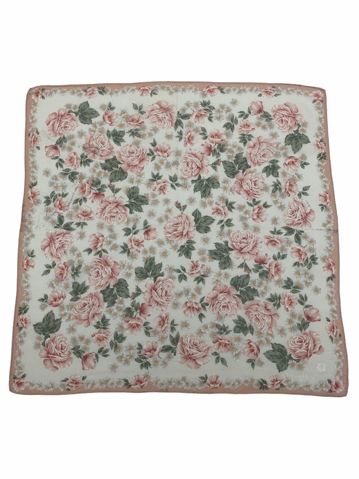 Christian Dior Monsieur Christian Dior Handkerchief Bandana Neckerchief turban Size ONE SIZE - 3 Thumbnail