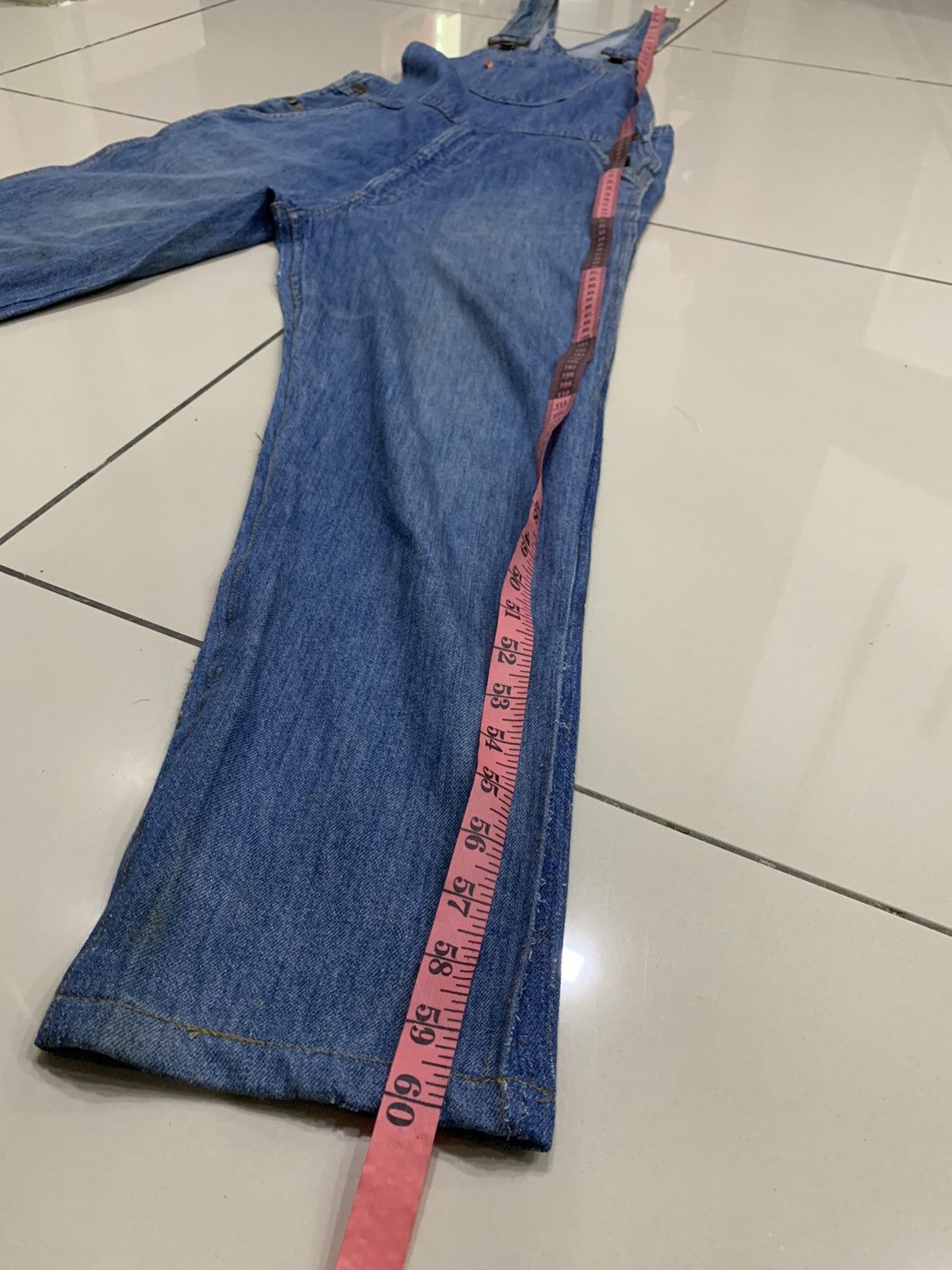 Levi's × Vintage VINTAGE LEVI'S 1970s DENIM BIB OVERALL ORANGE TAB Size US 32 / EU 48 - 6 Thumbnail