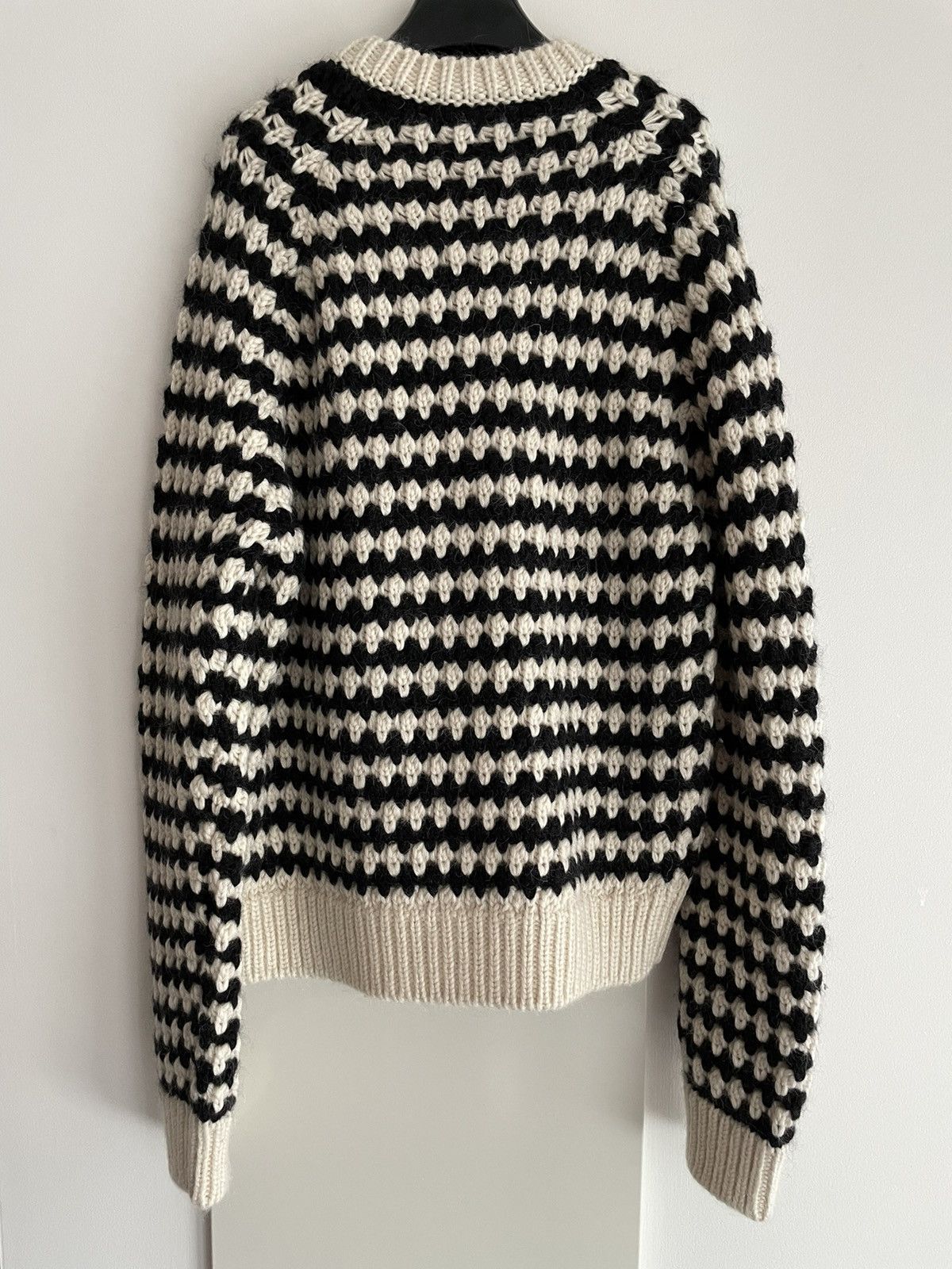 Hedi Slimane × Saint Laurent Paris × Yves Saint Laurent Sold Out Rare Geometric Runway Graphic Sweater Brand New Size US XL / EU 56 / 4 - 6 Thumbnail