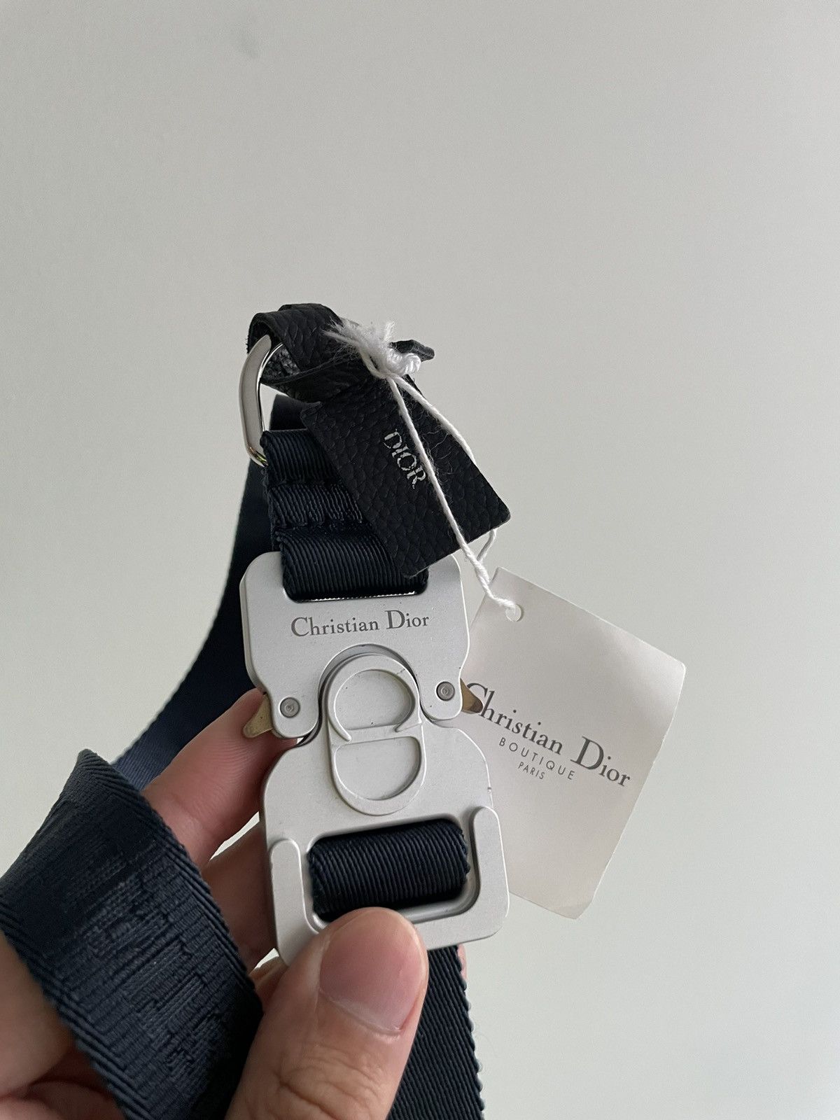 Alyx × Christian Dior Monsieur × Dior Limited Edition Dior Saddle Buckle CD Logo Belt Brand New Size 30 - 23 Thumbnail