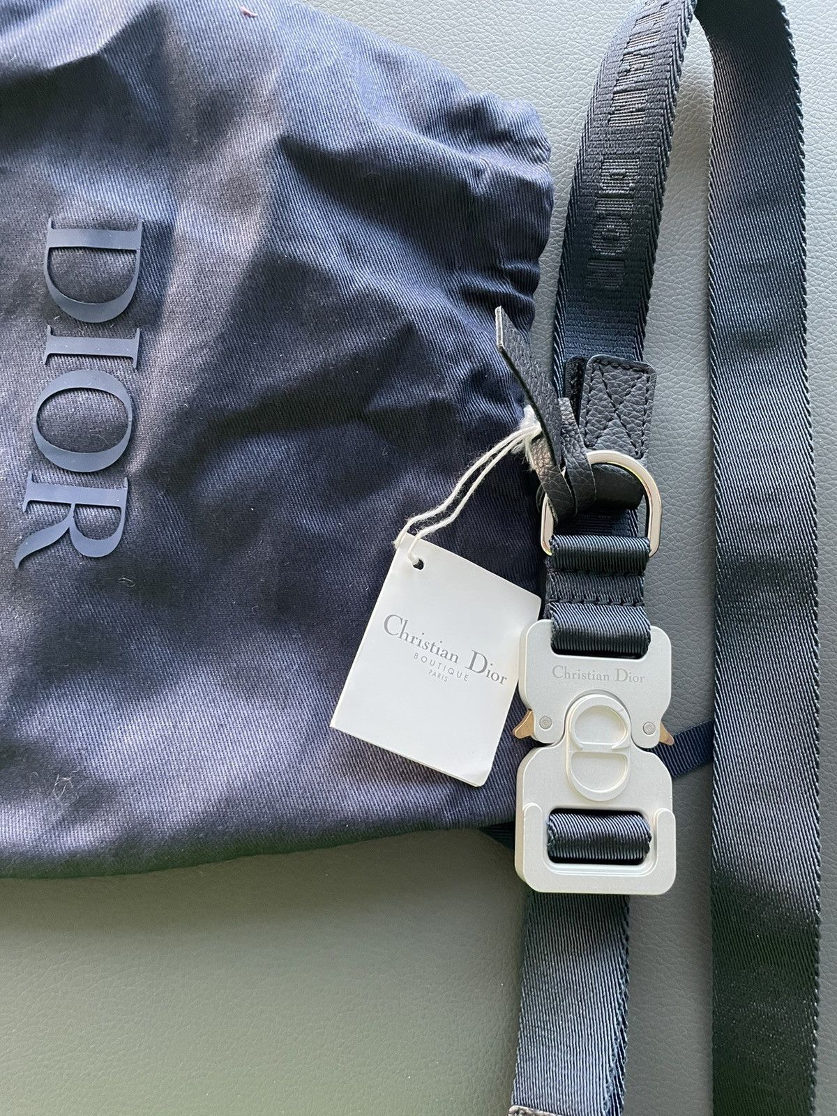 Alyx × Christian Dior Monsieur × Dior Limited Edition Dior Saddle Buckle CD Logo Belt Brand New Size 30 - 8 Thumbnail