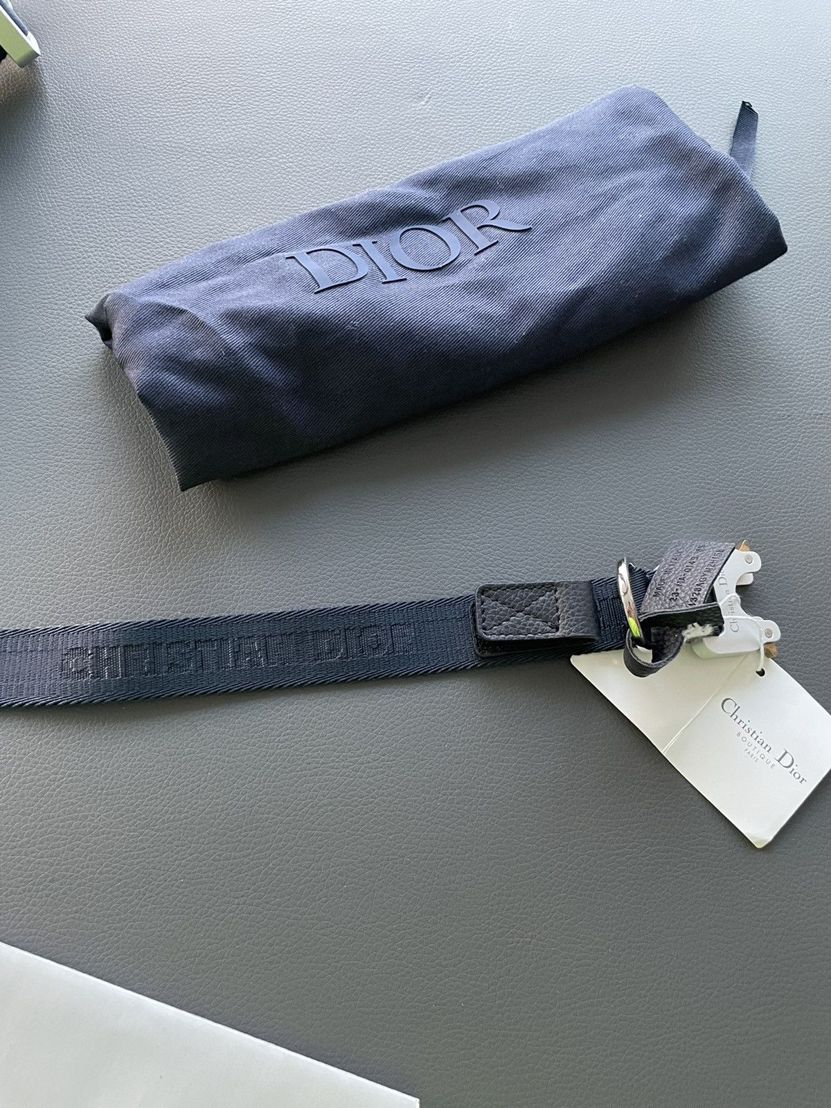 Alyx × Christian Dior Monsieur × Dior Limited Edition Dior Saddle Buckle CD Logo Belt Brand New Size 30 - 18 Thumbnail