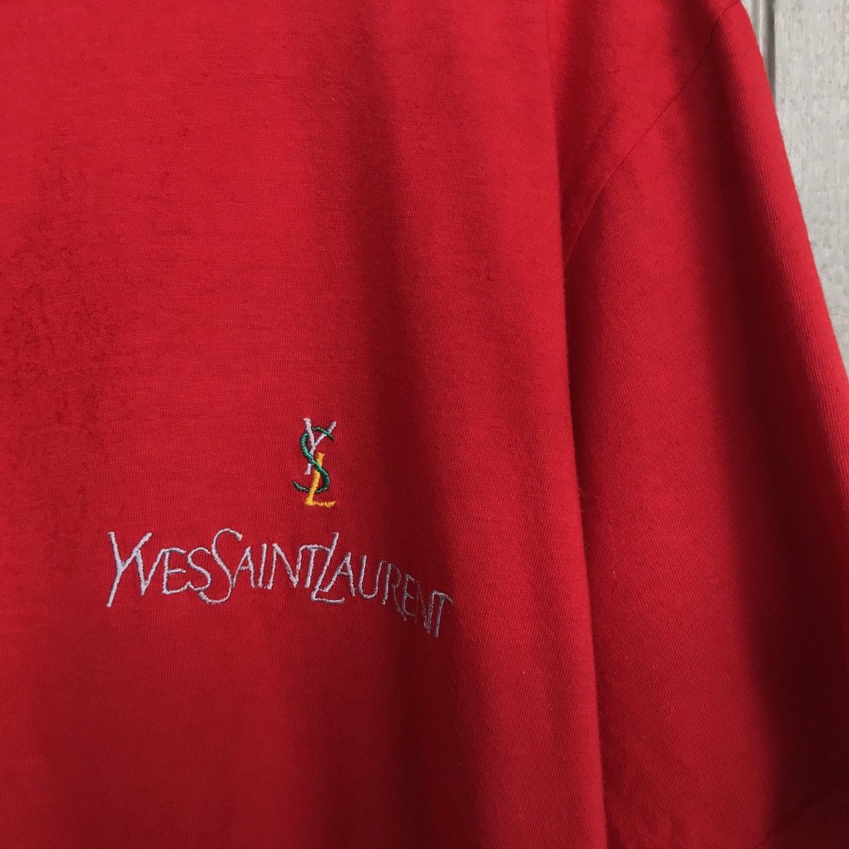Vintage × Yves Saint Laurent *OG!! YVES SAINT LAURENT embroidery multicolour logo italy Size US M / EU 48-50 / 2 - 4 Thumbnail