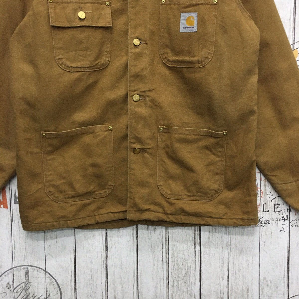 Carhartt ‼️Vintage CARHATT 4 pocket button cotton heavy jacket Size US M / EU 48-50 / 2 - 9 Thumbnail