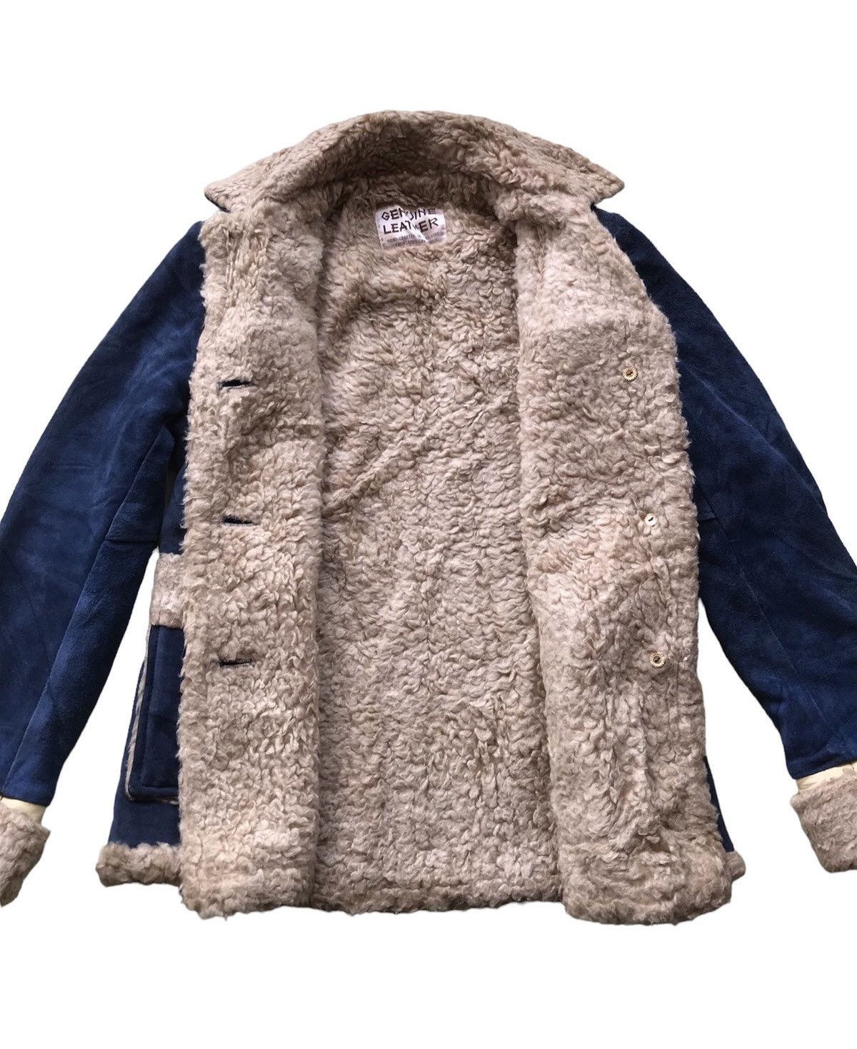 Japanese Brand Japanese Sherpa Lined Leather Jacket Size S / US 4 / IT 40 - 5 Thumbnail