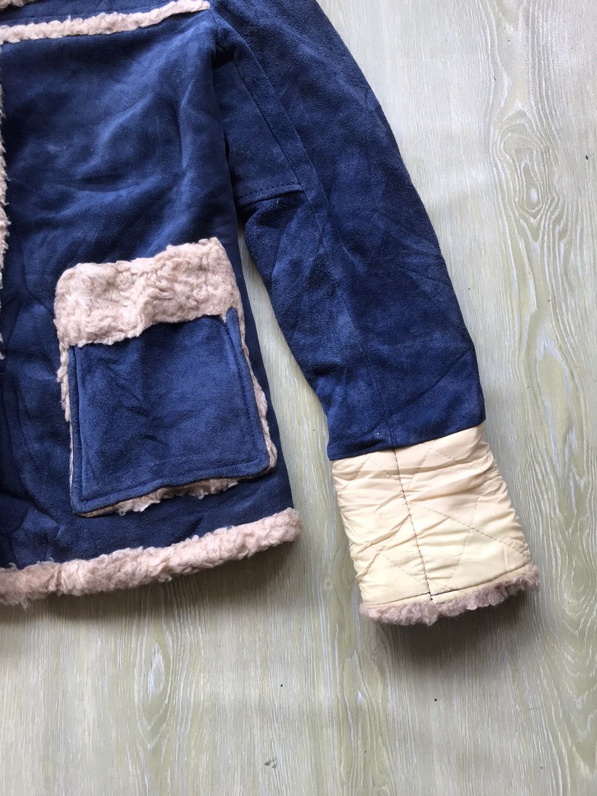 Japanese Brand Japanese Sherpa Lined Leather Jacket Size S / US 4 / IT 40 - 8 Thumbnail