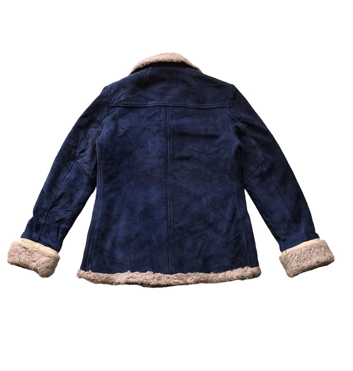 Japanese Brand Japanese Sherpa Lined Leather Jacket Size S / US 4 / IT 40 - 2 Thumbnail