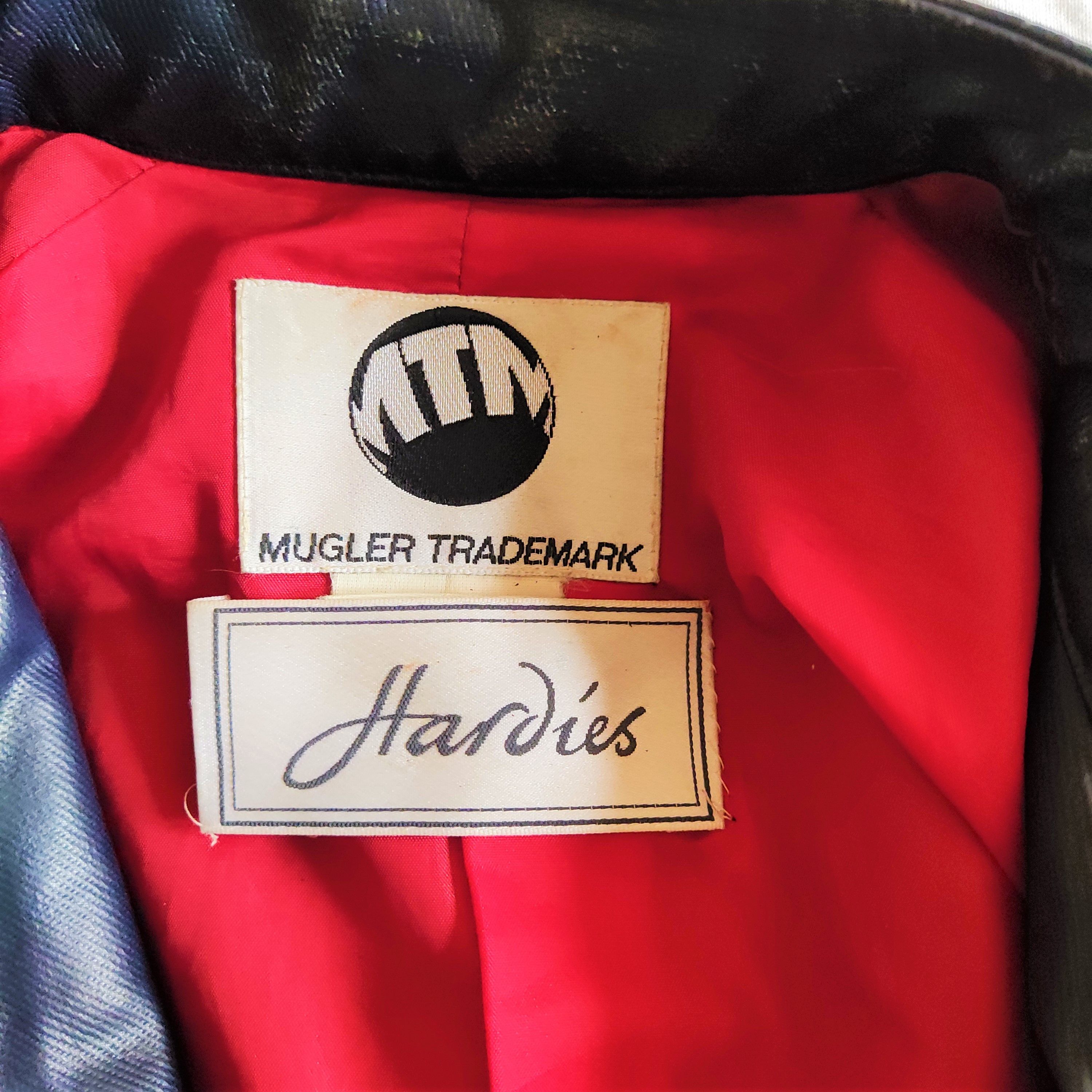 Thierry Mugler Thierry Mugler Motorcycle Vintage PVC Faux Leather Jacket Size L / US 10 / IT 46 - 7 Thumbnail
