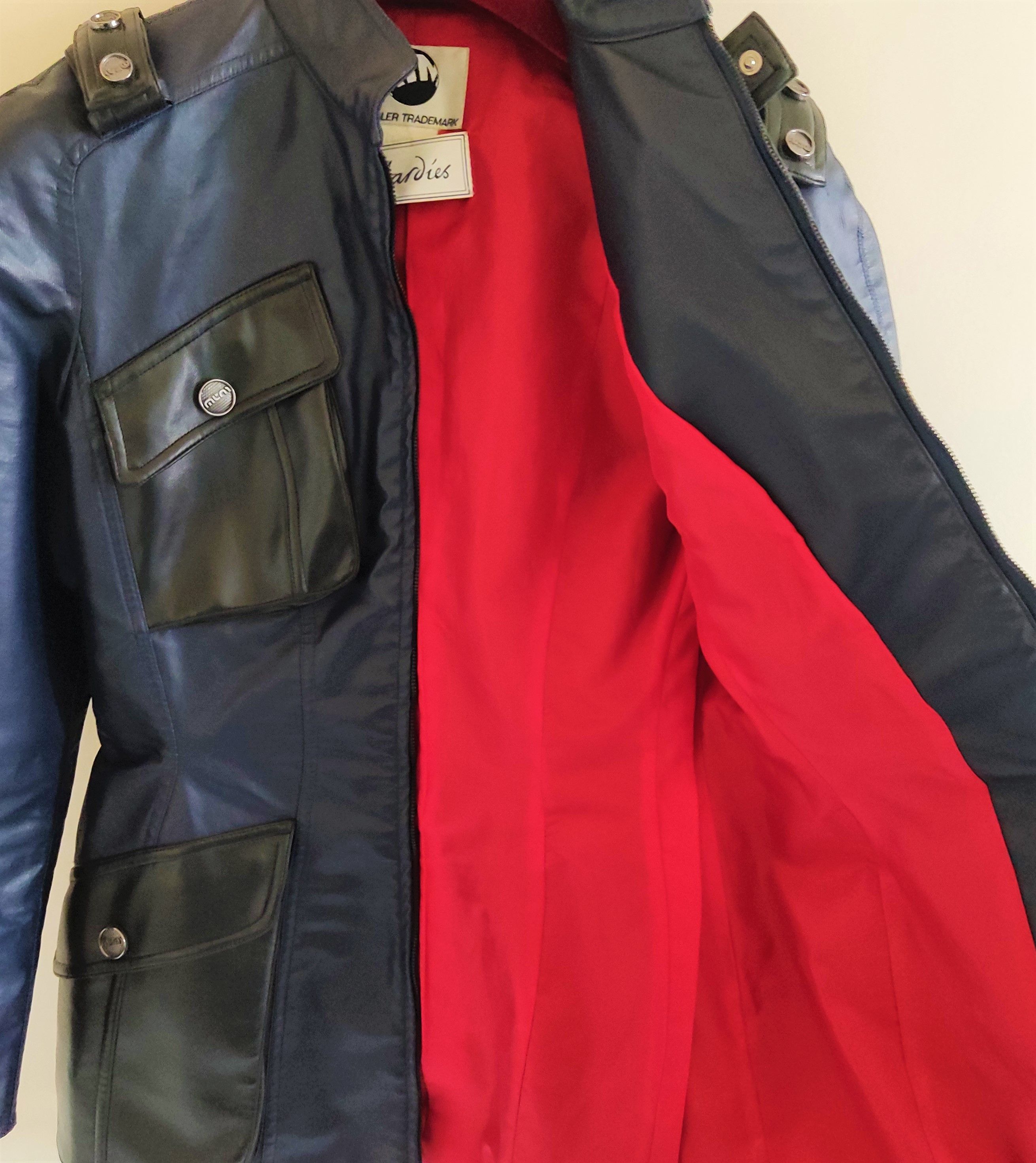 Thierry Mugler Thierry Mugler Motorcycle Vintage PVC Faux Leather Jacket Size L / US 10 / IT 46 - 6 Thumbnail