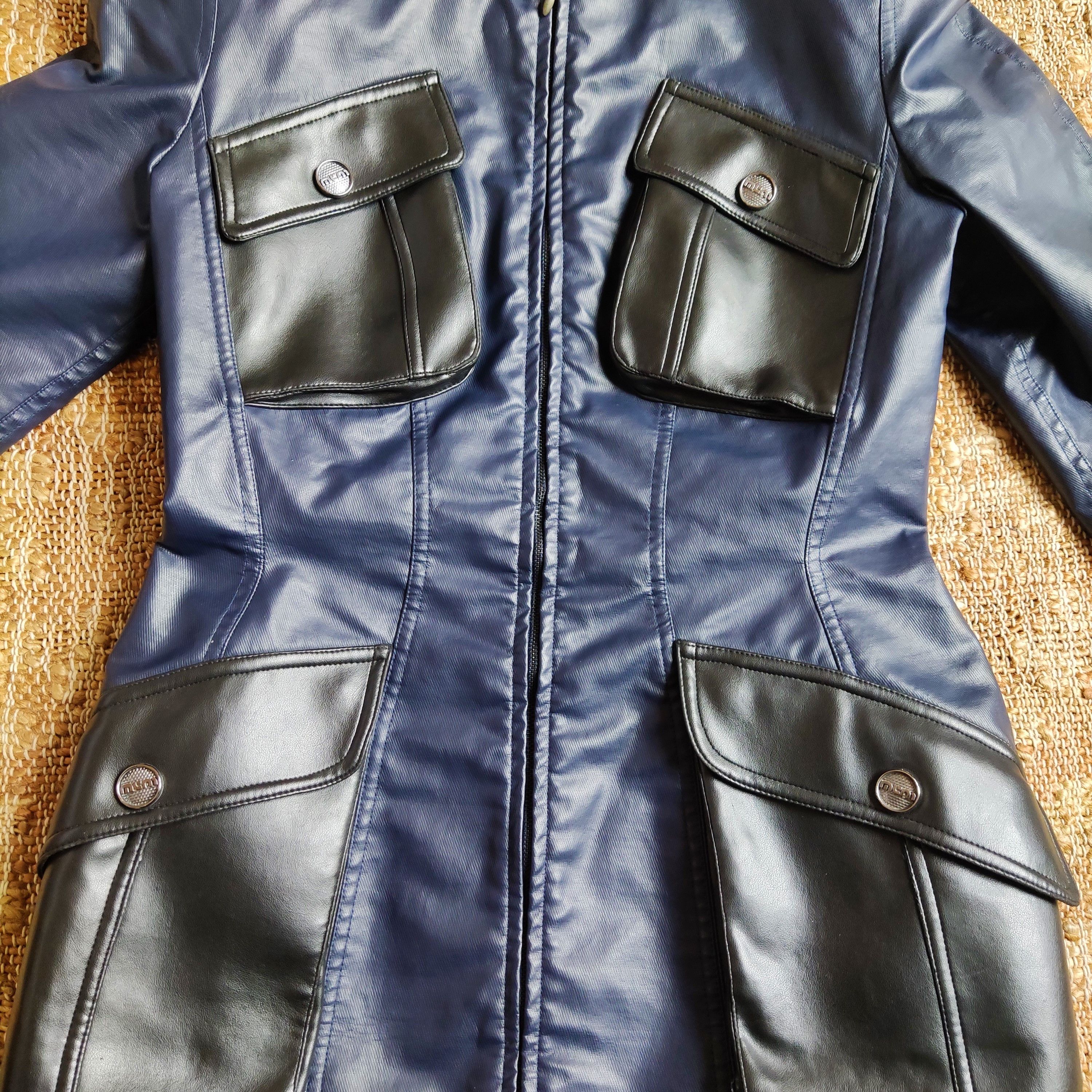 Thierry Mugler Thierry Mugler Motorcycle Vintage PVC Faux Leather Jacket Size L / US 10 / IT 46 - 8 Thumbnail