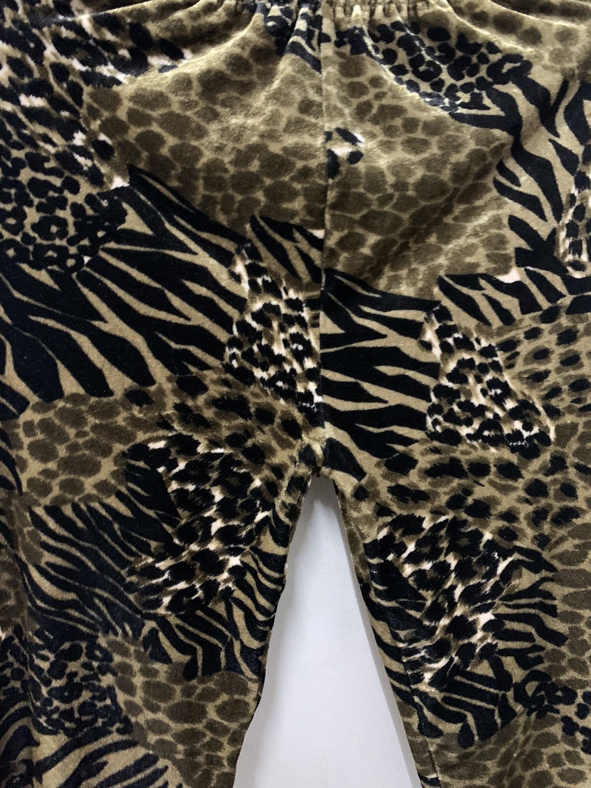 Other Vintage Animal Print Velvet Legging Size US 33 - 4 Thumbnail