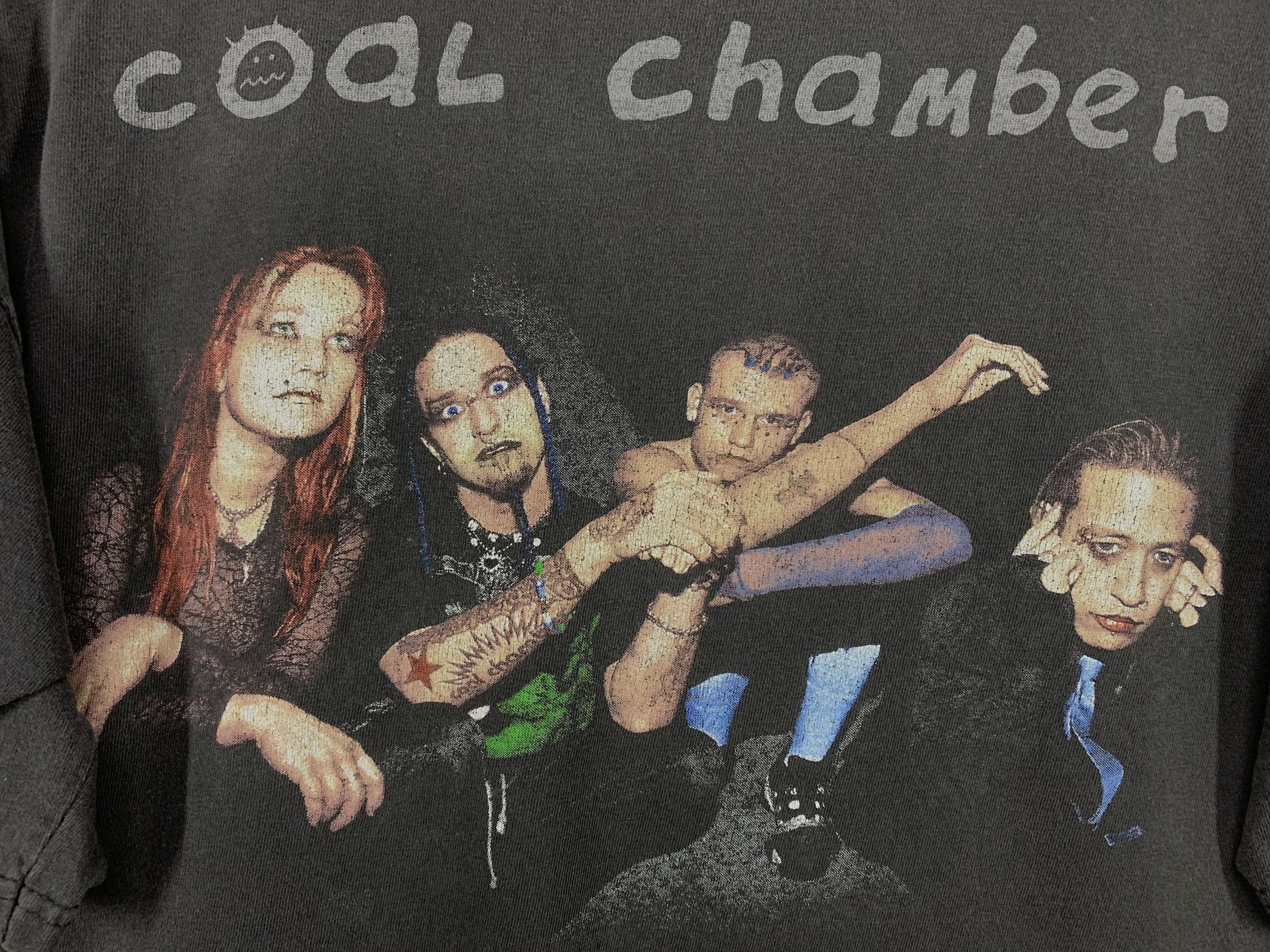 Band Tees × Vintage Coal chamber line up nu metal vtg 90s blue grape shirt Size US L / EU 52-54 / 3 - 5 Thumbnail