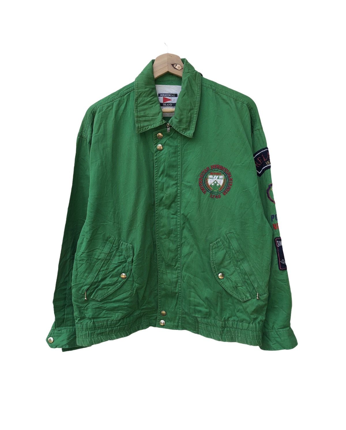 Japanese Brand Vintage Japanese Brand Equatorial Universitas Size US L / EU 52-54 / 3 - 1 Thumbnail