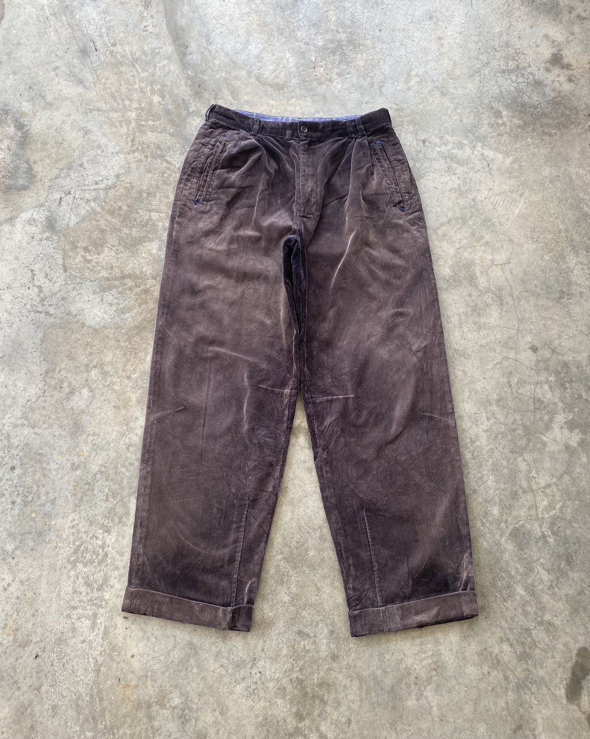 Yohji Yamamoto JAPANESE DESIGNER PAPA’S BAGGY CORDUROY PANTS INSPIRED YOHJI Size US 28 / EU 44 - 1 Thumbnail