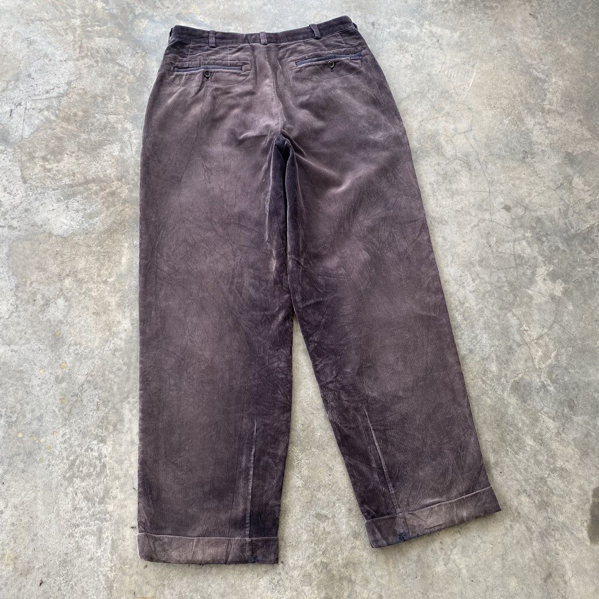 Yohji Yamamoto JAPANESE DESIGNER PAPA’S BAGGY CORDUROY PANTS INSPIRED YOHJI Size US 28 / EU 44 - 4 Thumbnail