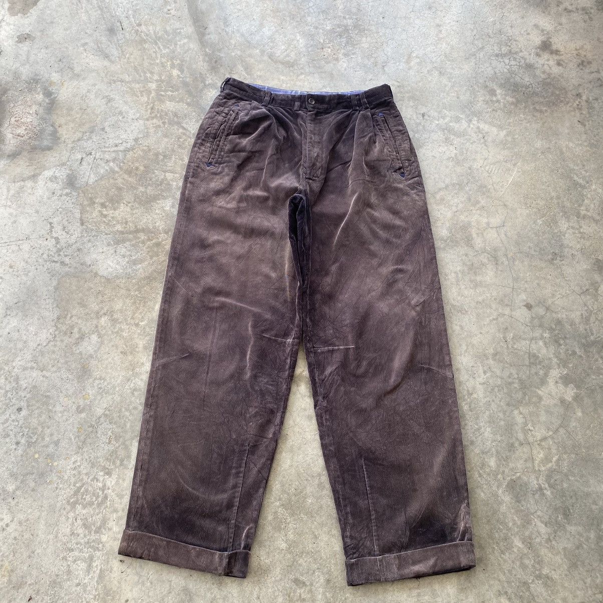 Yohji Yamamoto JAPANESE DESIGNER PAPA’S BAGGY CORDUROY PANTS INSPIRED YOHJI Size US 28 / EU 44 - 8 Thumbnail