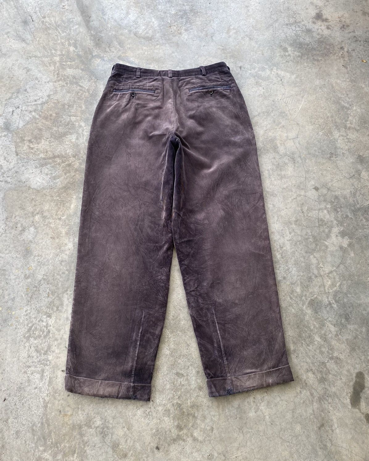 Yohji Yamamoto JAPANESE DESIGNER PAPA’S BAGGY CORDUROY PANTS INSPIRED YOHJI Size US 28 / EU 44 - 2 Thumbnail