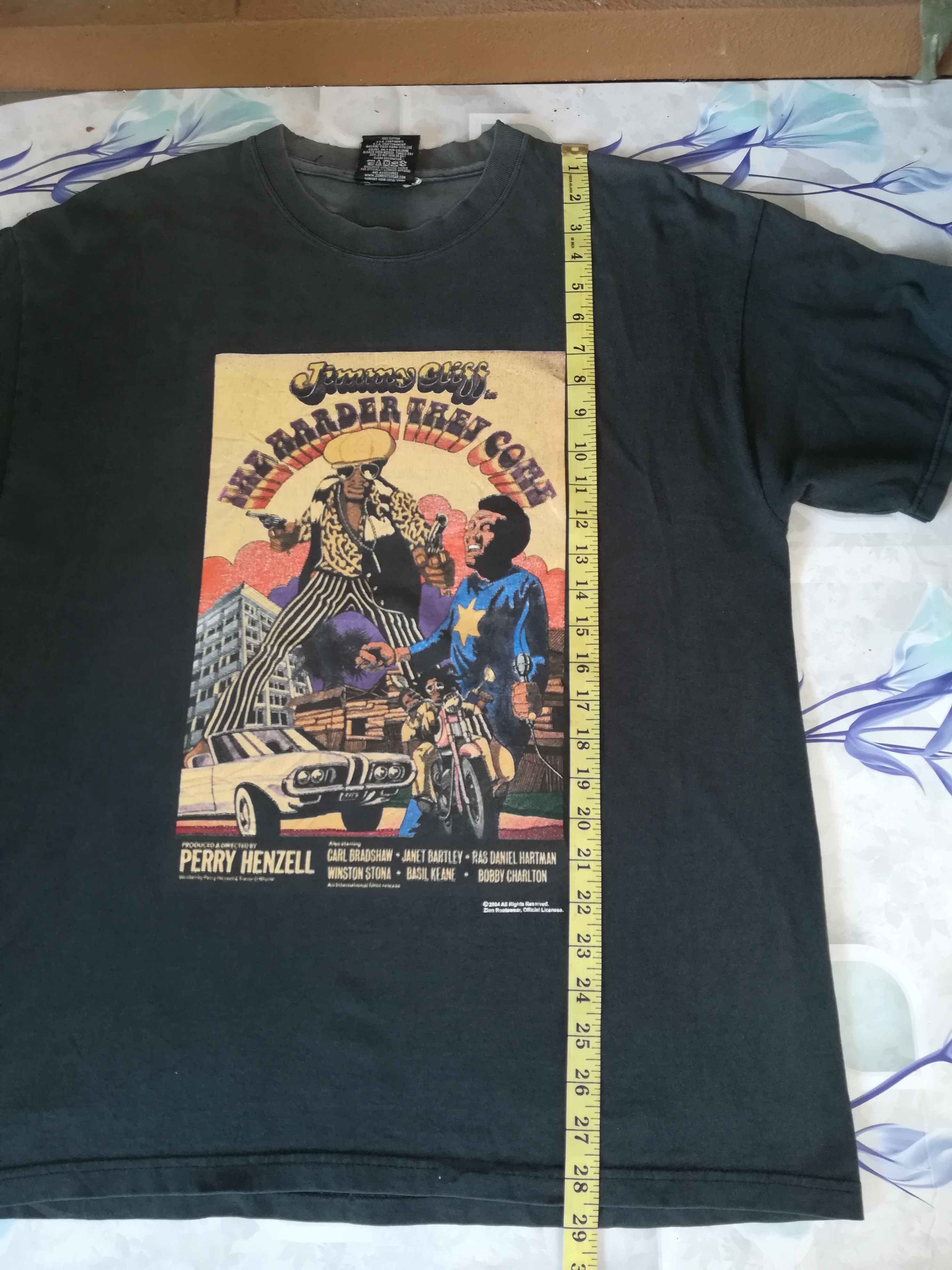Vintage × Zion Rootswear Rare Vintage 2004 Jimmy Cliff The Harder They Come Movie Size US L / EU 52-54 / 3 - 6 Thumbnail