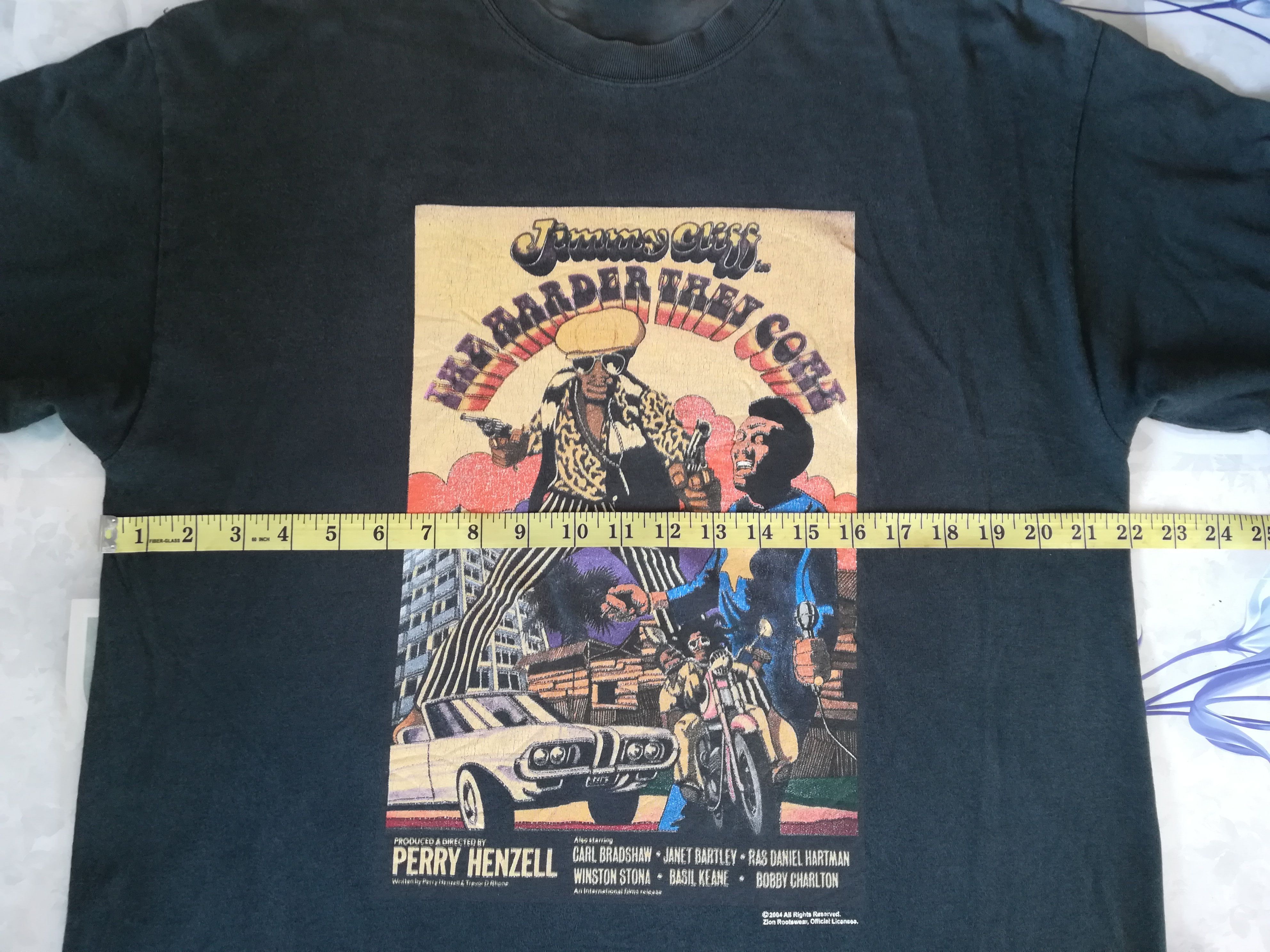 Vintage × Zion Rootswear Rare Vintage 2004 Jimmy Cliff The Harder They Come Movie Size US L / EU 52-54 / 3 - 7 Thumbnail