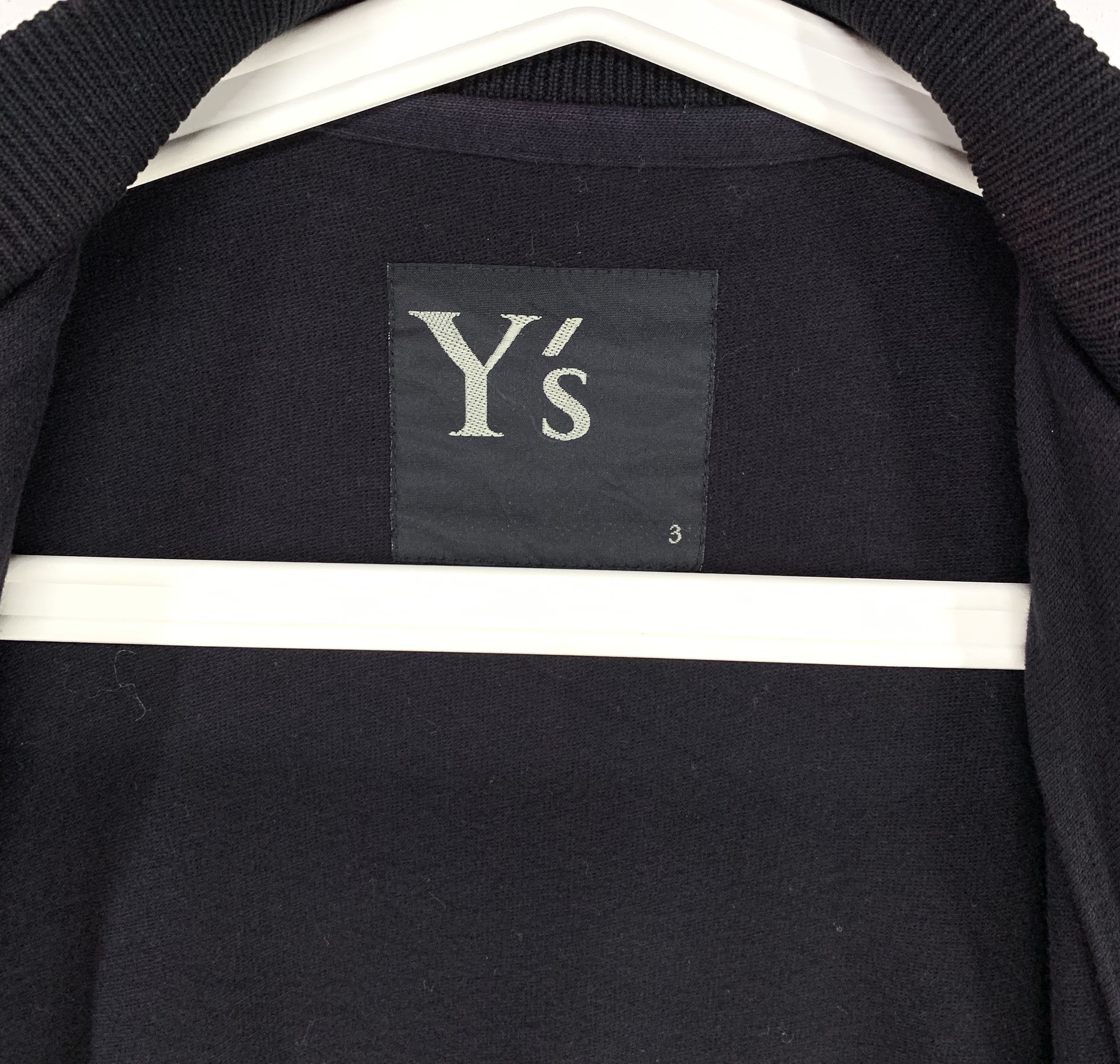 Y's × Yohji Yamamoto Y's Yohji yamamoto black asymmetrical cropped jacket Size US S / EU 44-46 / 1 - 8 Thumbnail