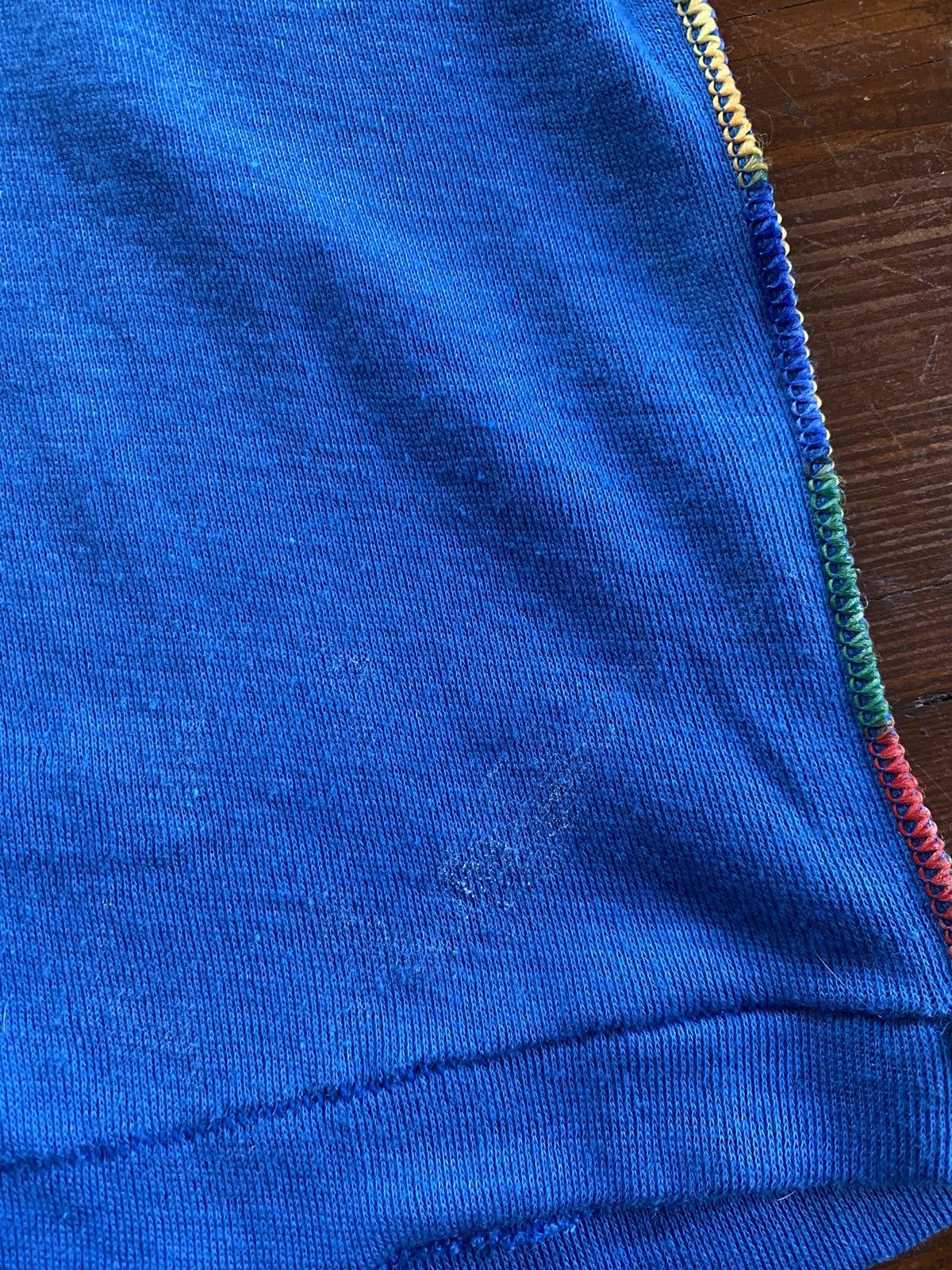 Fruit Of The Loom Vintage 70’s Fruit of the Loom 5 Fingers Rainbow Seam Polo Size US M / EU 48-50 / 2 - 8 Thumbnail
