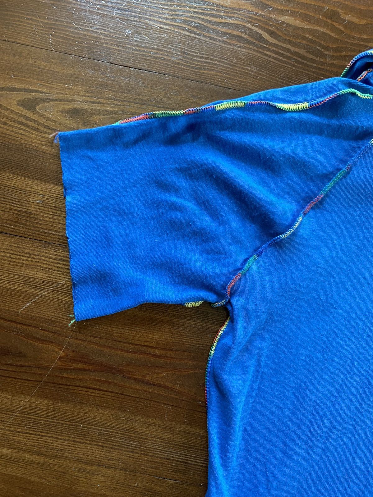 Fruit Of The Loom Vintage 70’s Fruit of the Loom 5 Fingers Rainbow Seam Polo Size US M / EU 48-50 / 2 - 12 Thumbnail