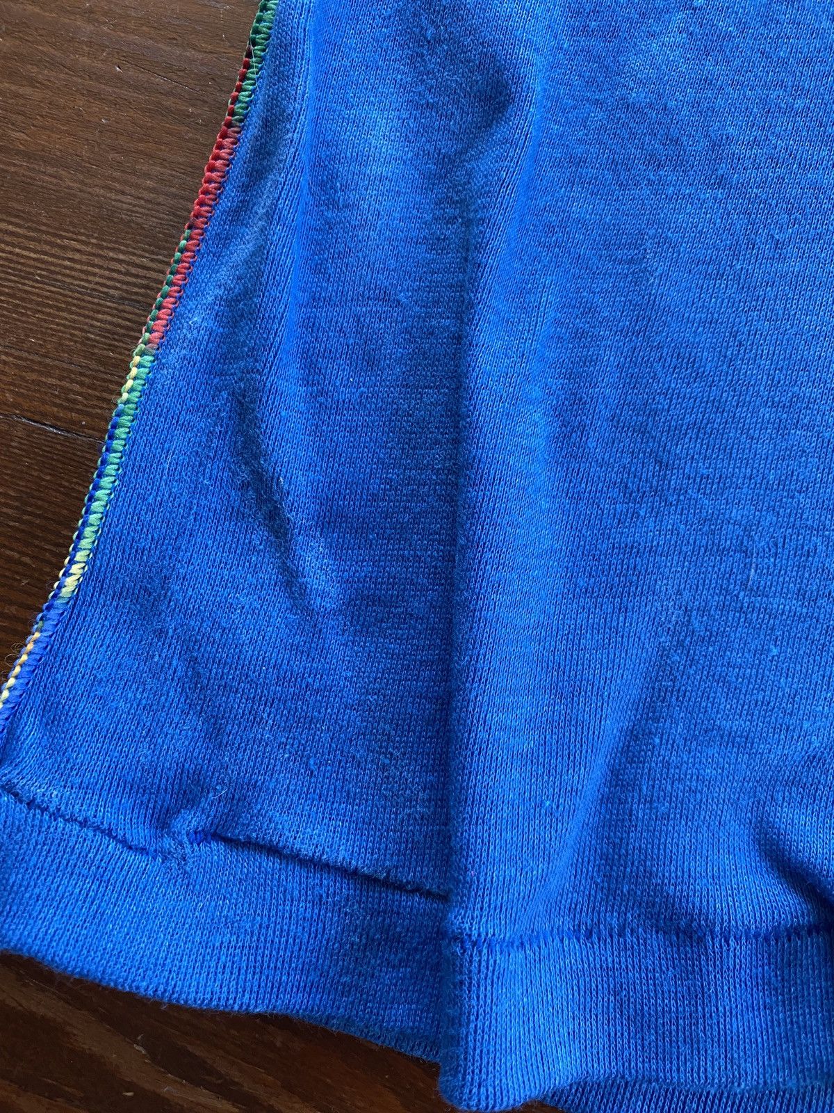 Fruit Of The Loom Vintage 70’s Fruit of the Loom 5 Fingers Rainbow Seam Polo Size US M / EU 48-50 / 2 - 7 Thumbnail