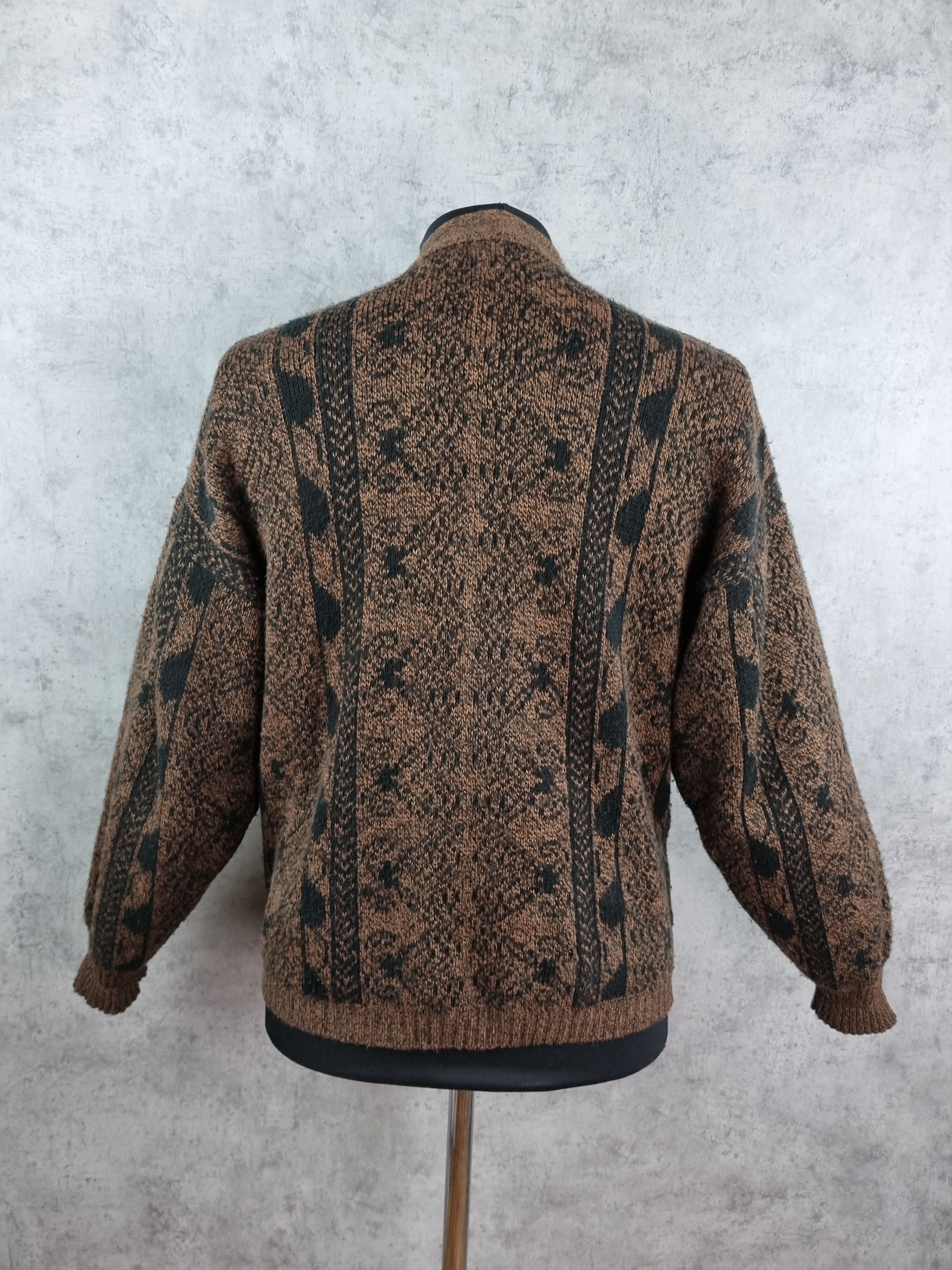 Tundra 70s Knitwear Wool Vintage Beautiful Cardigan TUNDRA style Size US M / EU 48-50 / 2 - 8 Thumbnail