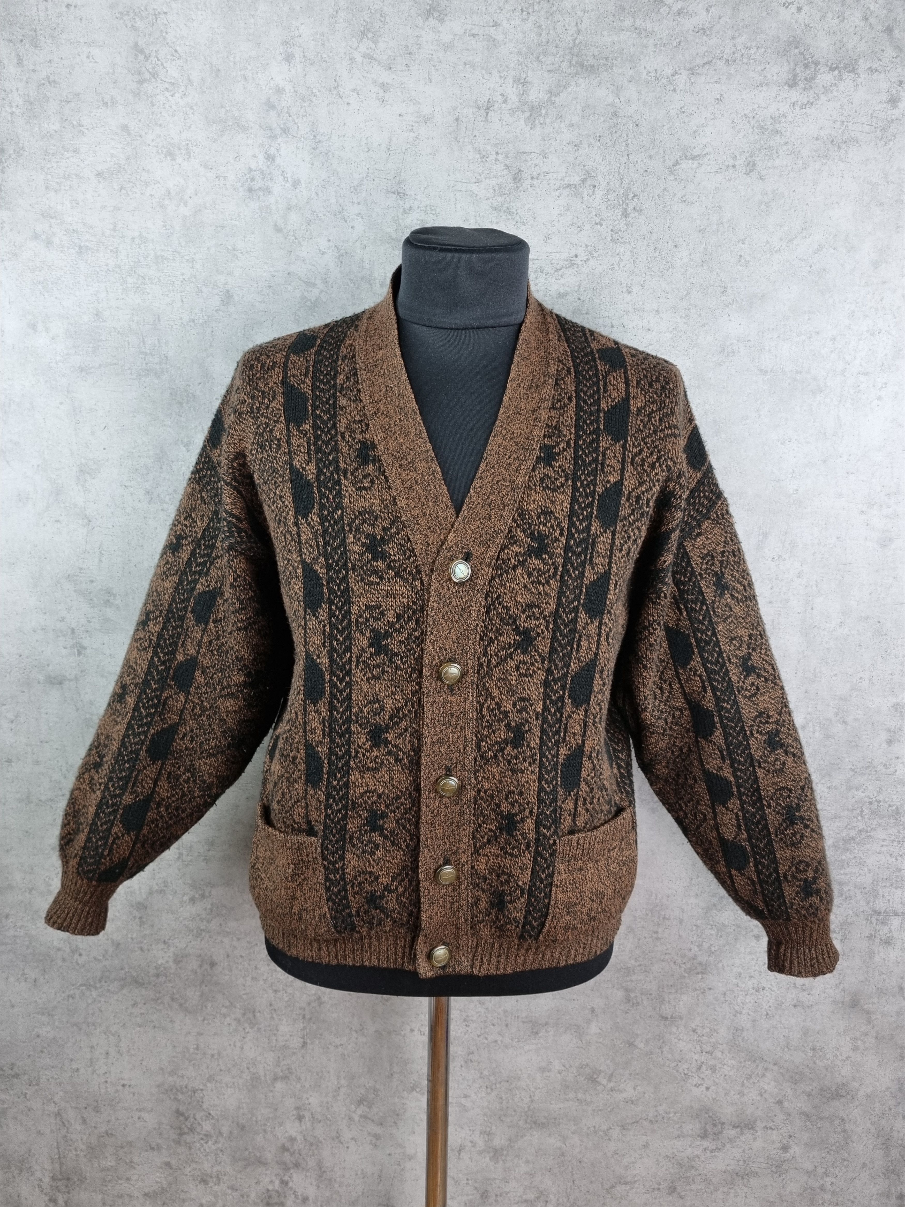 Tundra 70s Knitwear Wool Vintage Beautiful Cardigan TUNDRA style Size US M / EU 48-50 / 2 - 14 Thumbnail