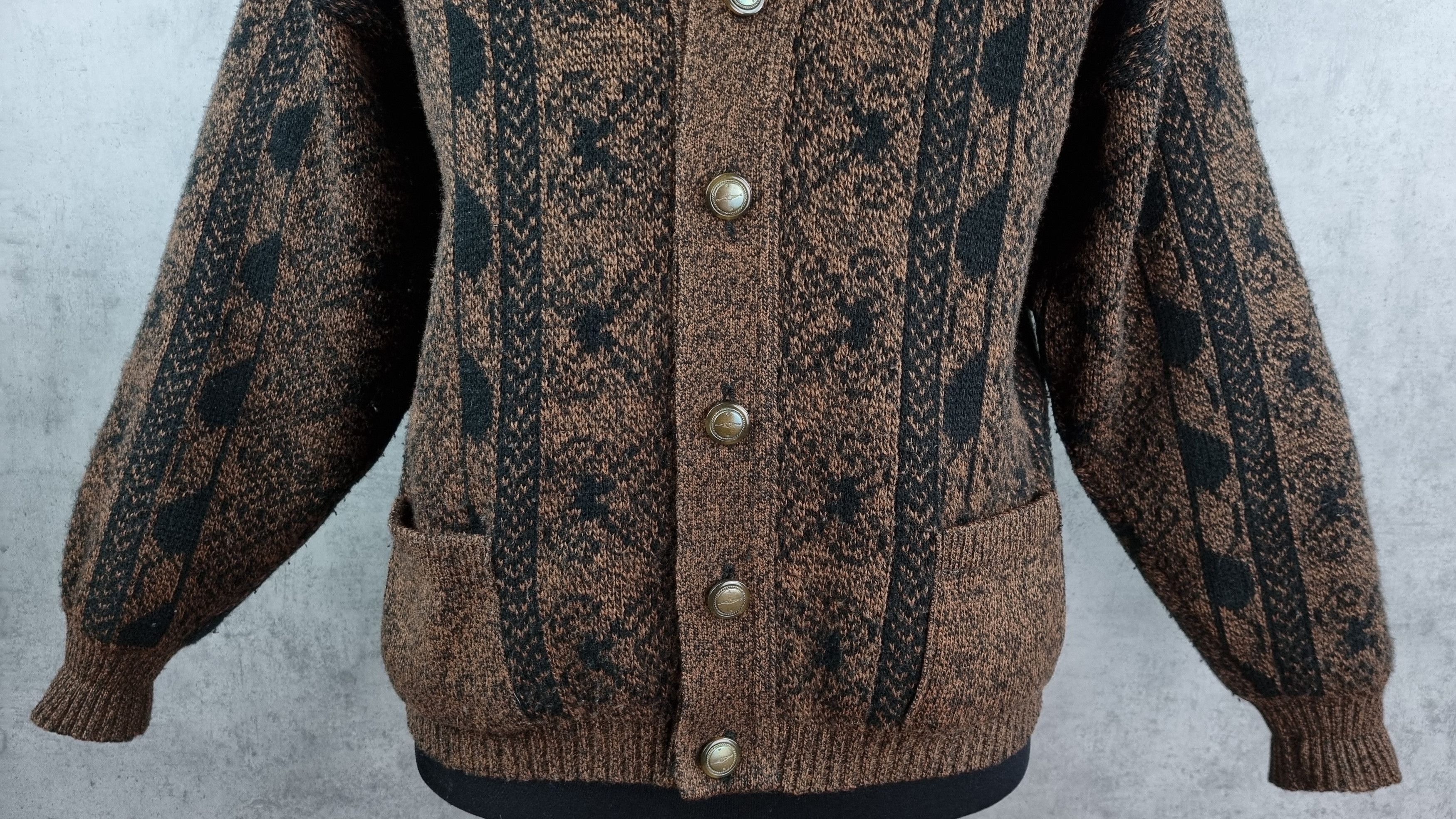 Tundra 70s Knitwear Wool Vintage Beautiful Cardigan TUNDRA style Size US M / EU 48-50 / 2 - 7 Thumbnail