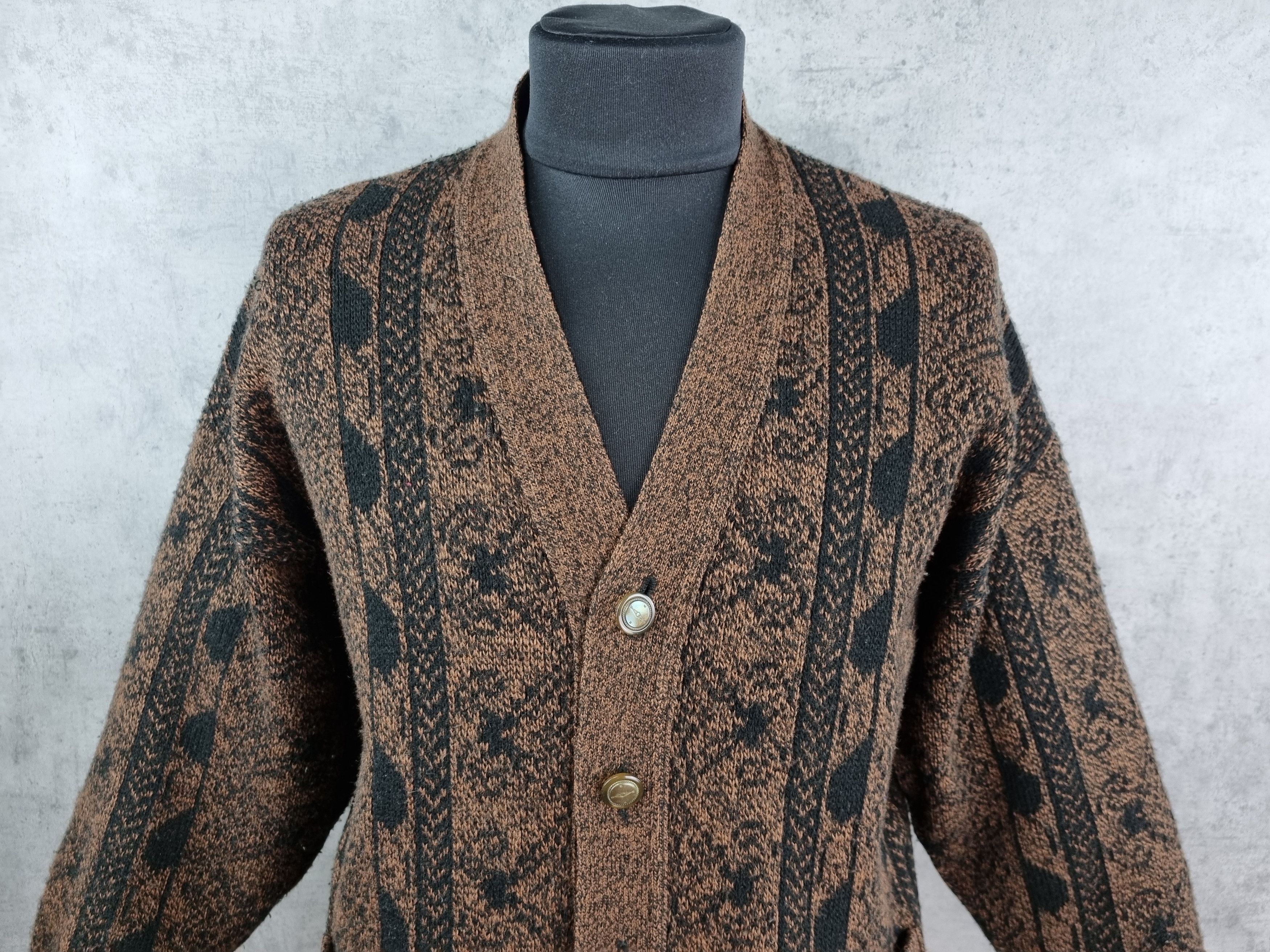 Tundra 70s Knitwear Wool Vintage Beautiful Cardigan TUNDRA style Size US M / EU 48-50 / 2 - 5 Thumbnail