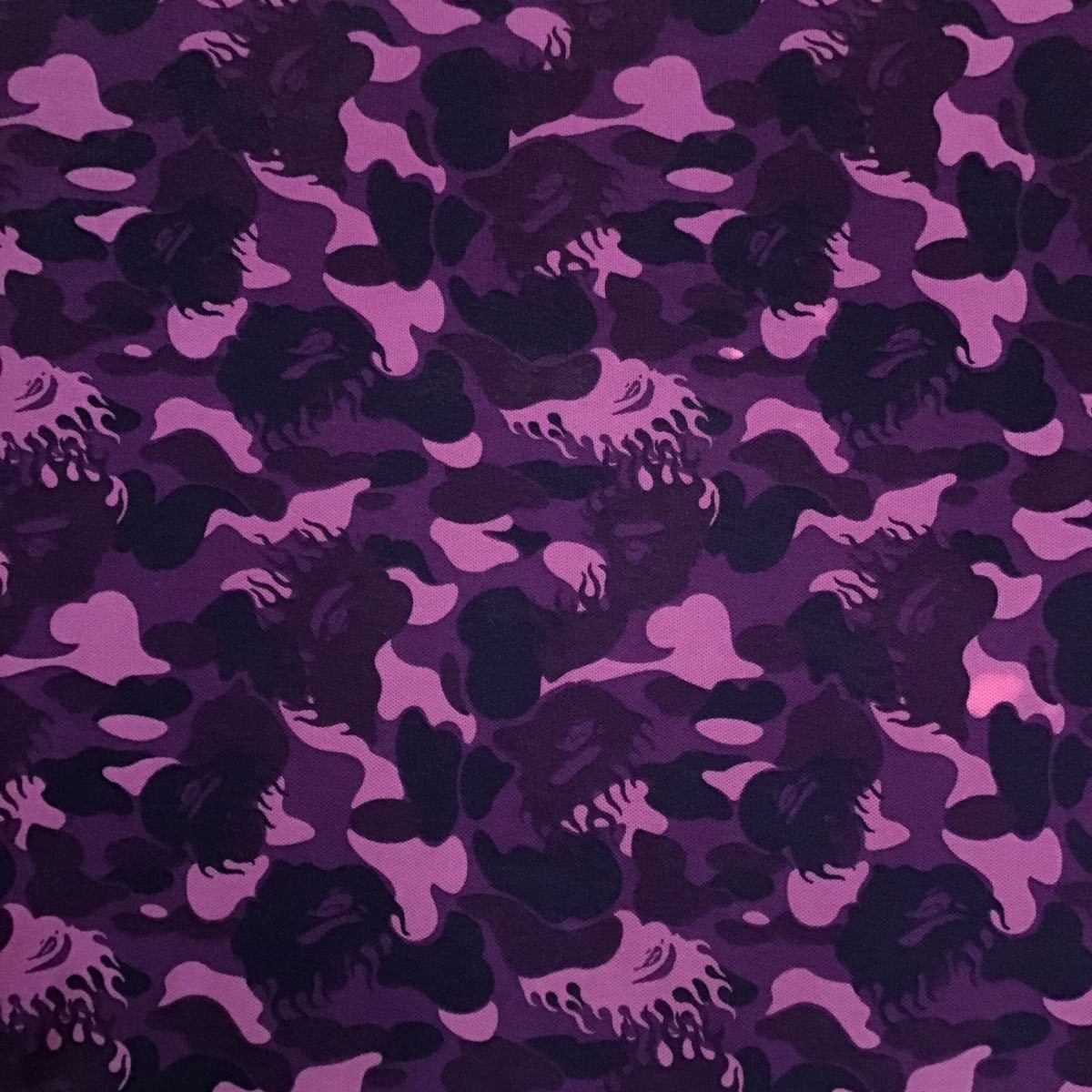 Bape BAPE fire camo polo shirt purple camo flame a bathing ape Size US L / EU 52-54 / 3 - 4 Thumbnail